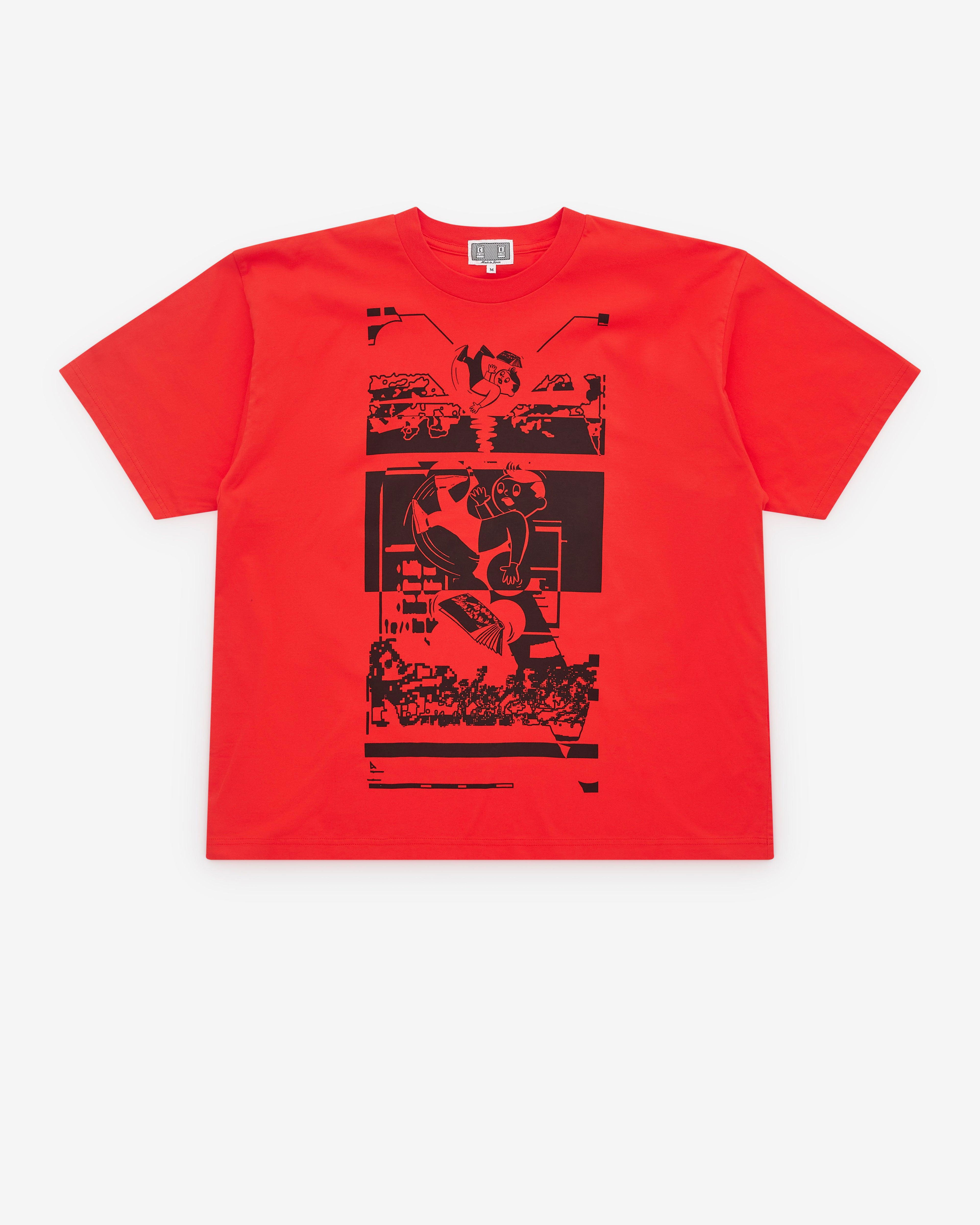 Cav Empt - Men’s MD Slip Big T-Shirt - (Red) by CAV EMPT