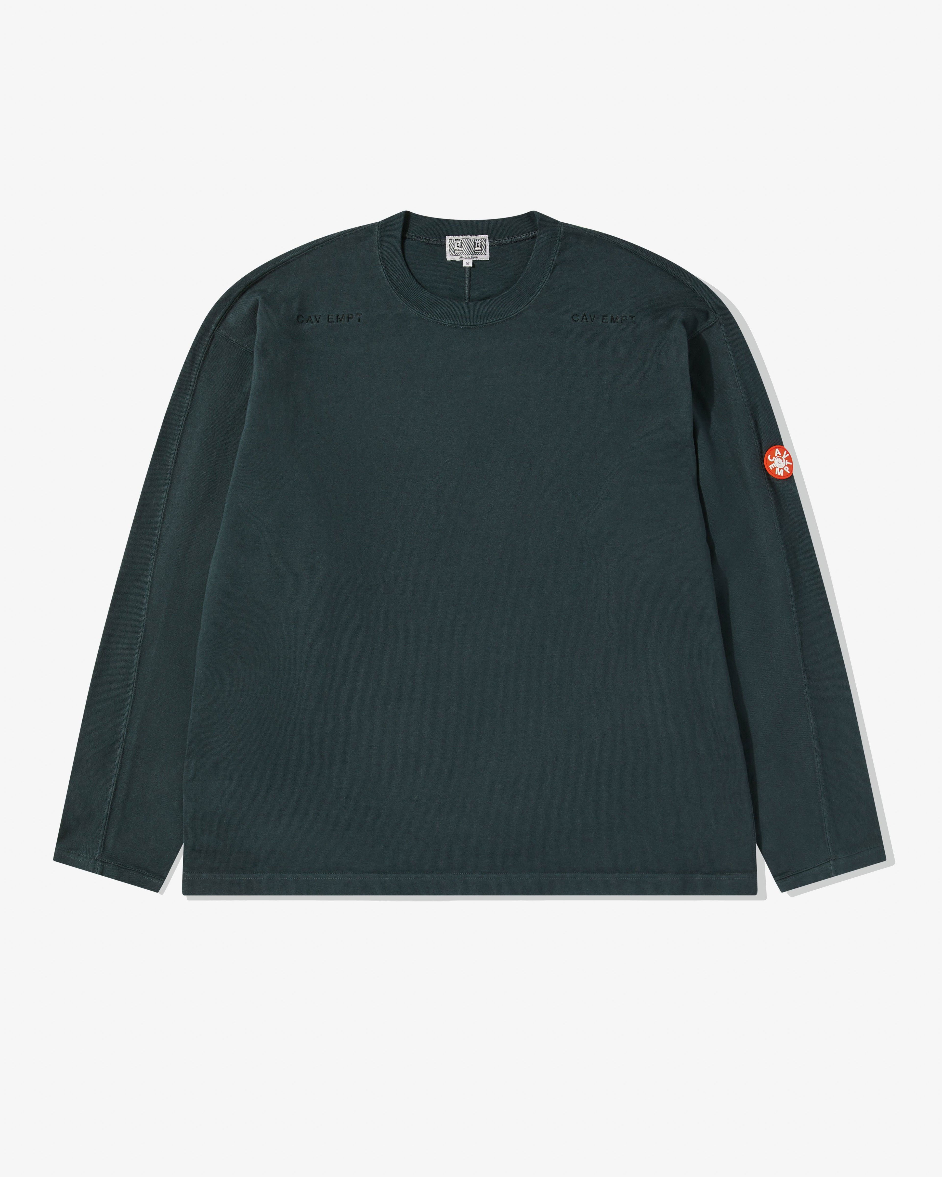 Cav Empt - Men’s Overdye Forward Line Heavy L/S T-Shirt - (Black) by CAV EMPT
