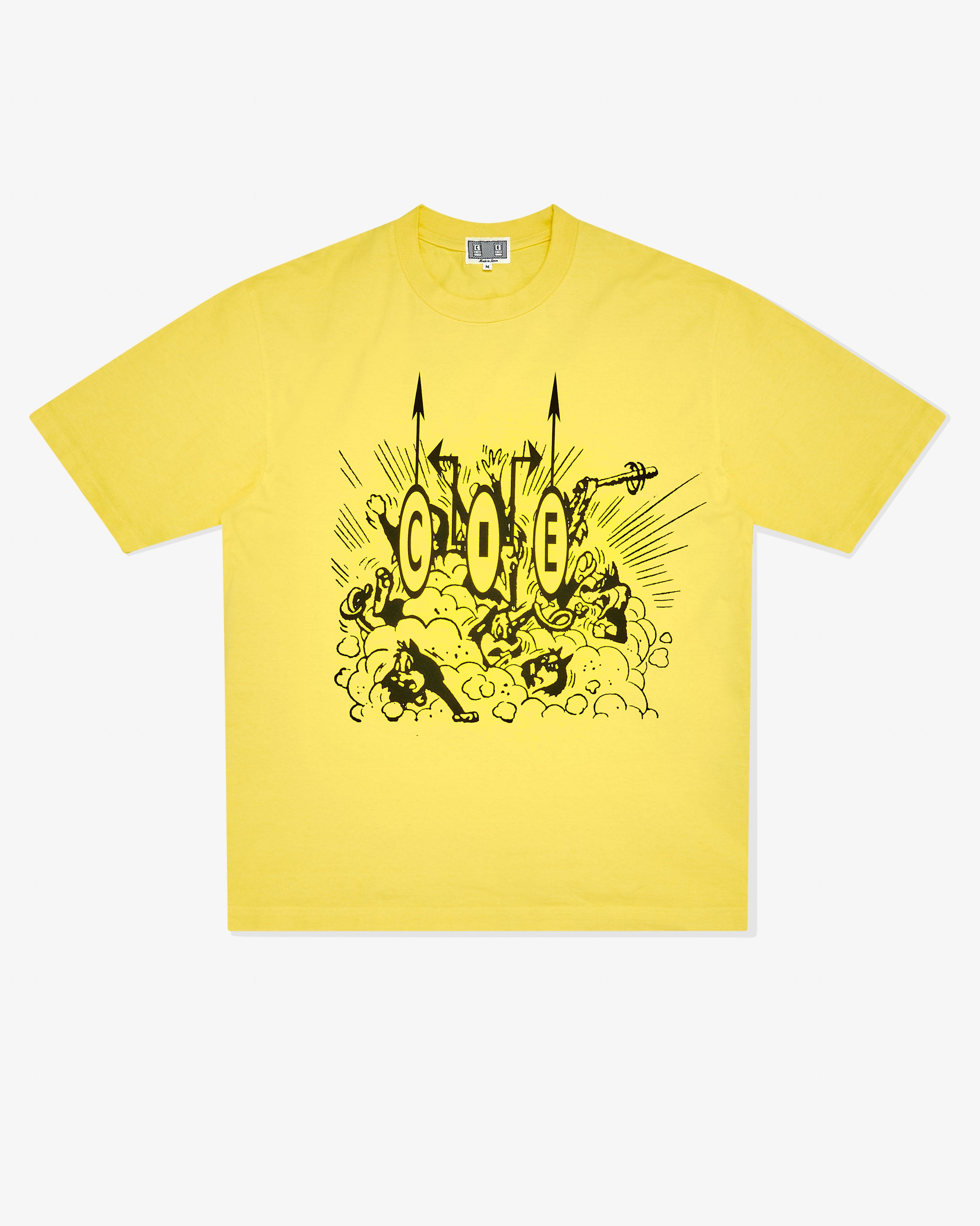 Cav Empt - Men’s Overdyed End In Itself T -Shirt - (Yellow) by CAV EMPT