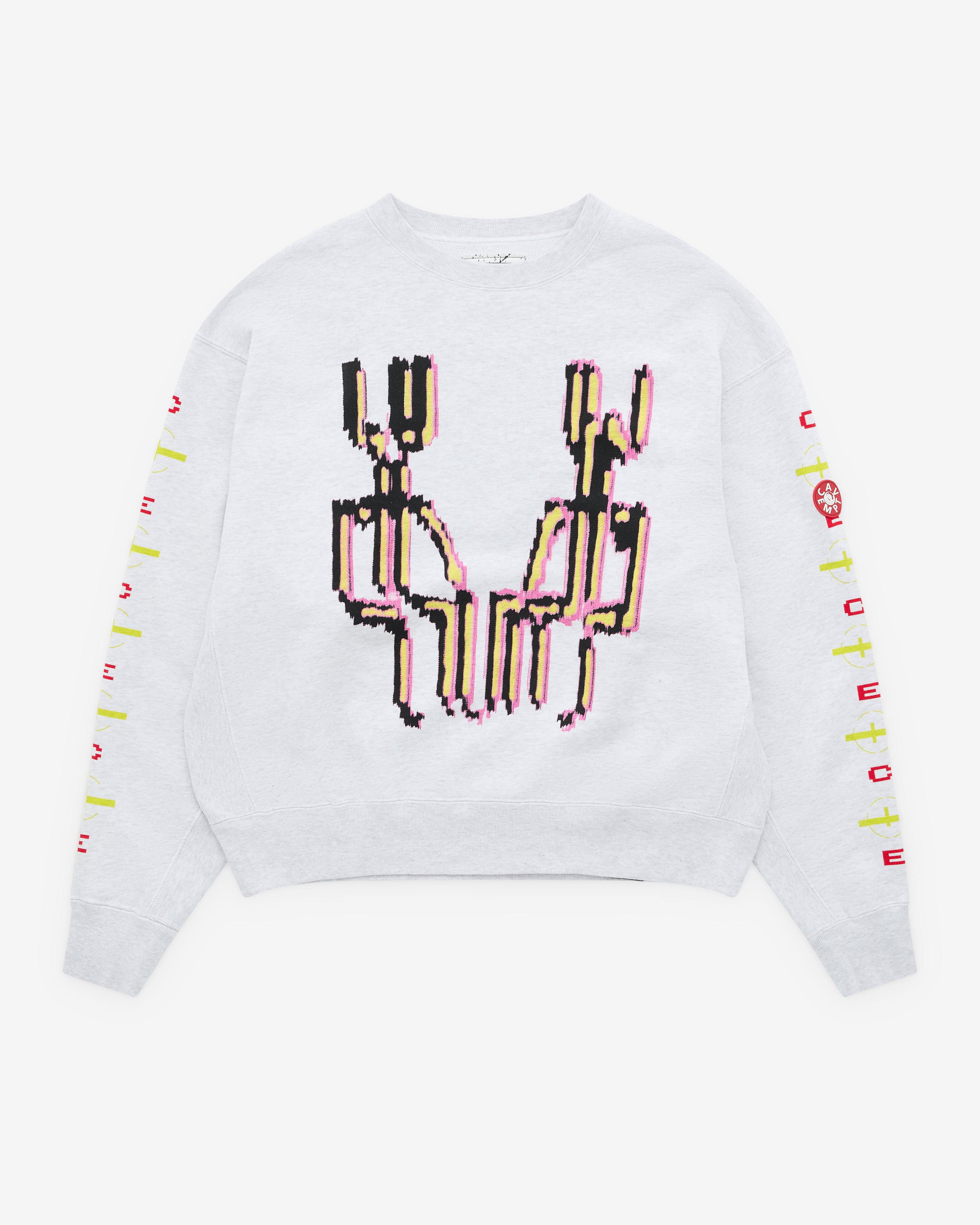 Cav Empt - Men’s Scan 8 Crew Neck - (Grey) by CAV EMPT