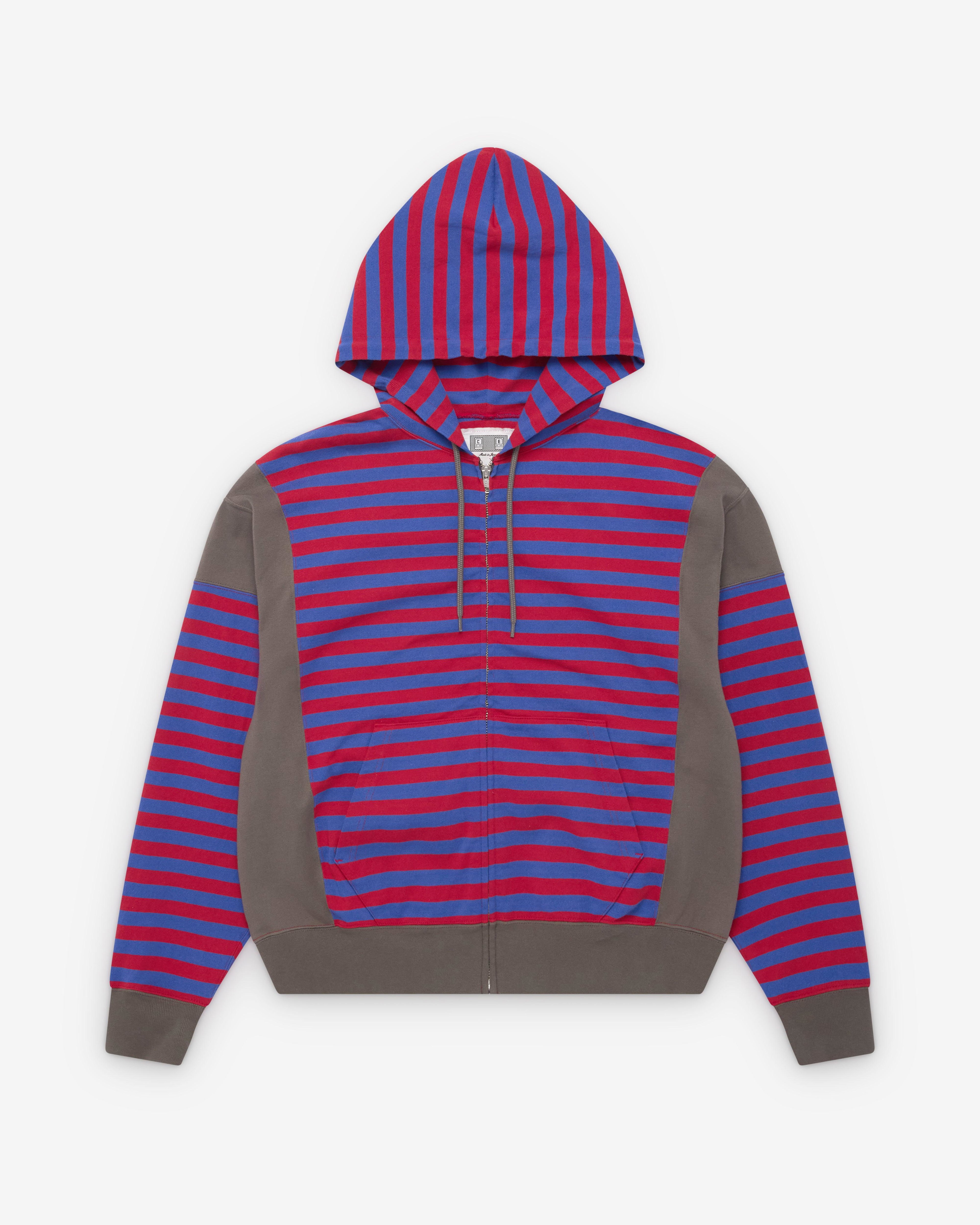 Cav Empt - Men's Side Colour Stripe Light Hoodie - (Red) by CAV EMPT