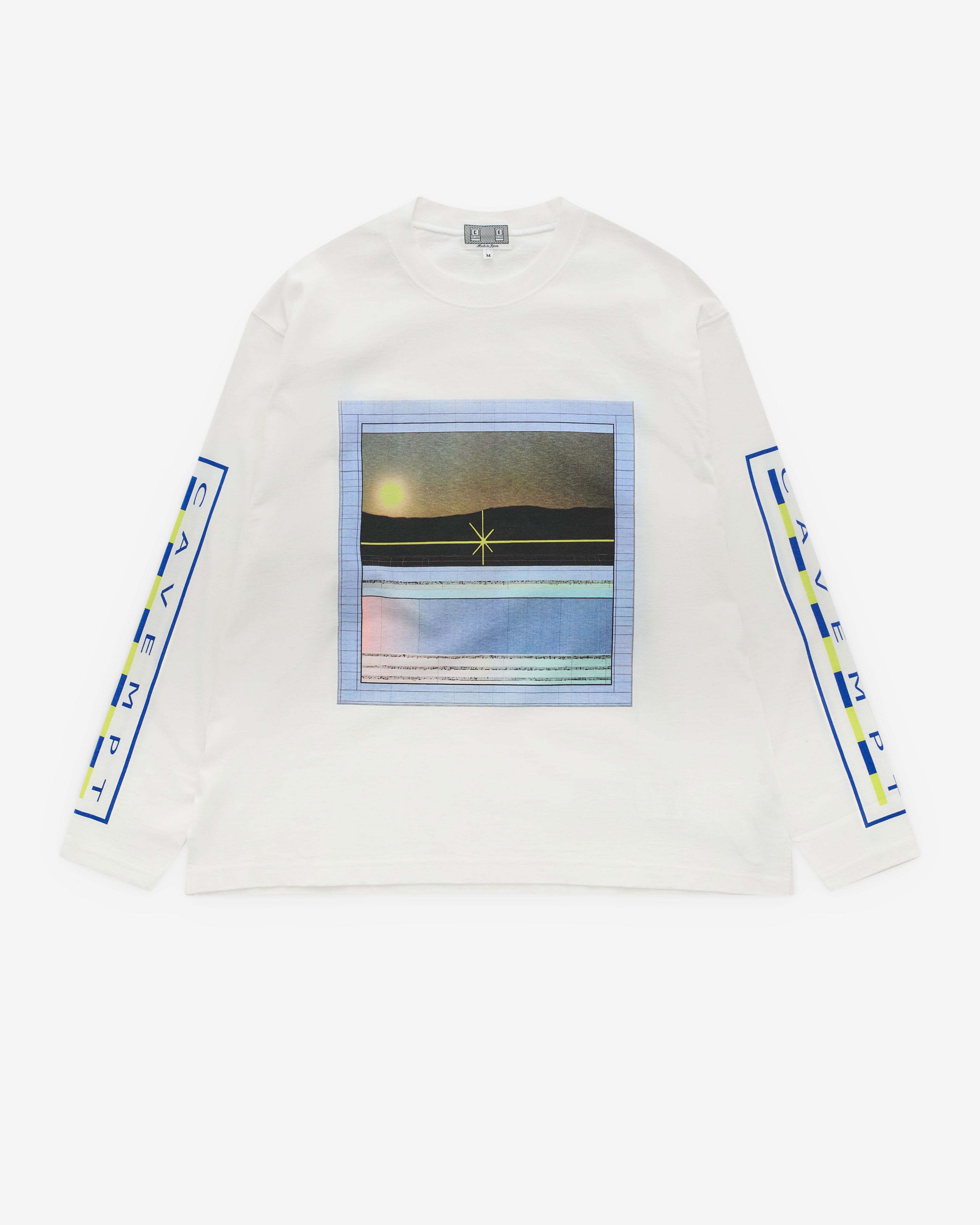 Cav Empt - Men’s Sky 360 Long Sleeve T-Shirt - (White) by CAV EMPT