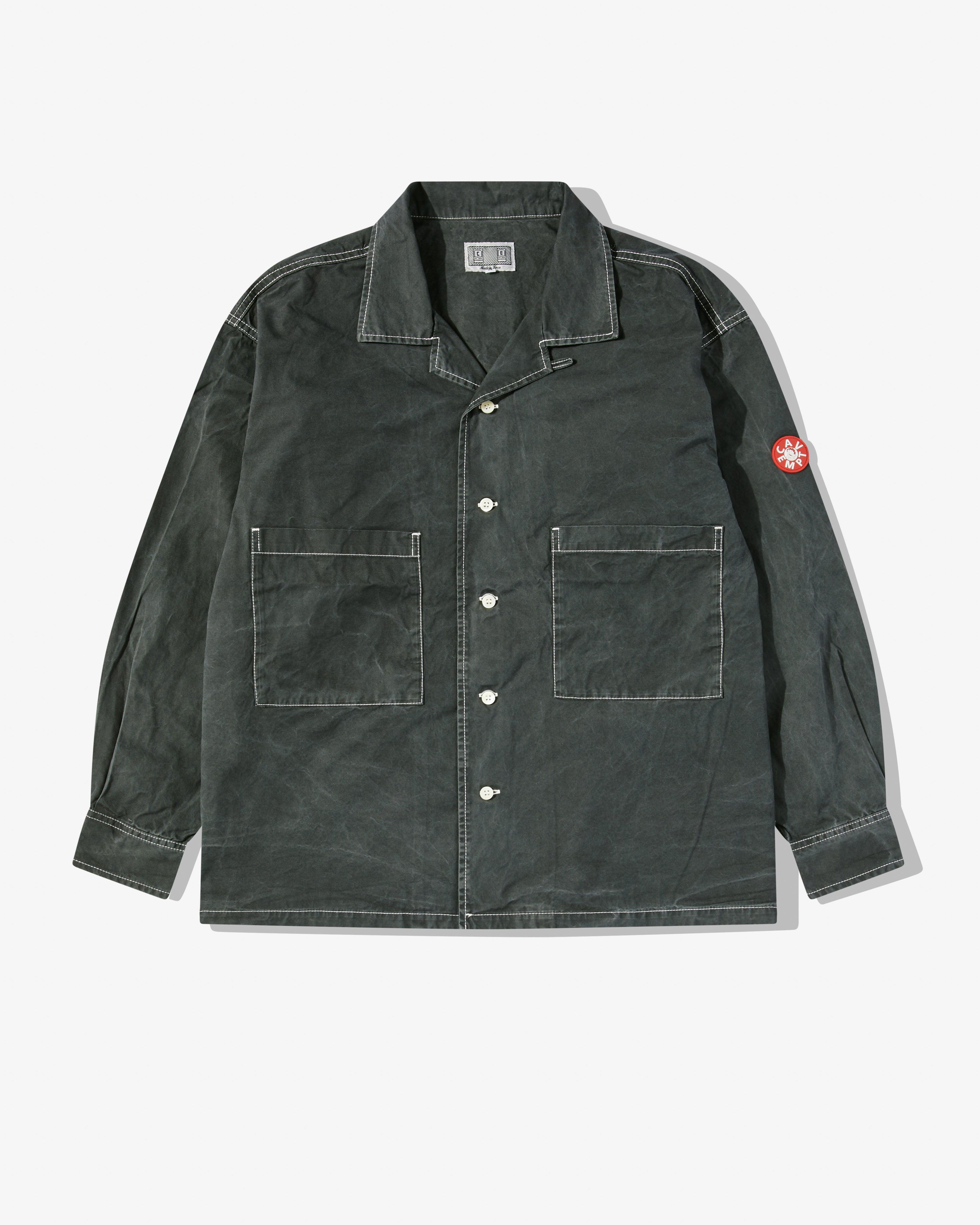 Cav Empt - Men’s Washed Open Shirt Black - (Black) by CAV EMPT