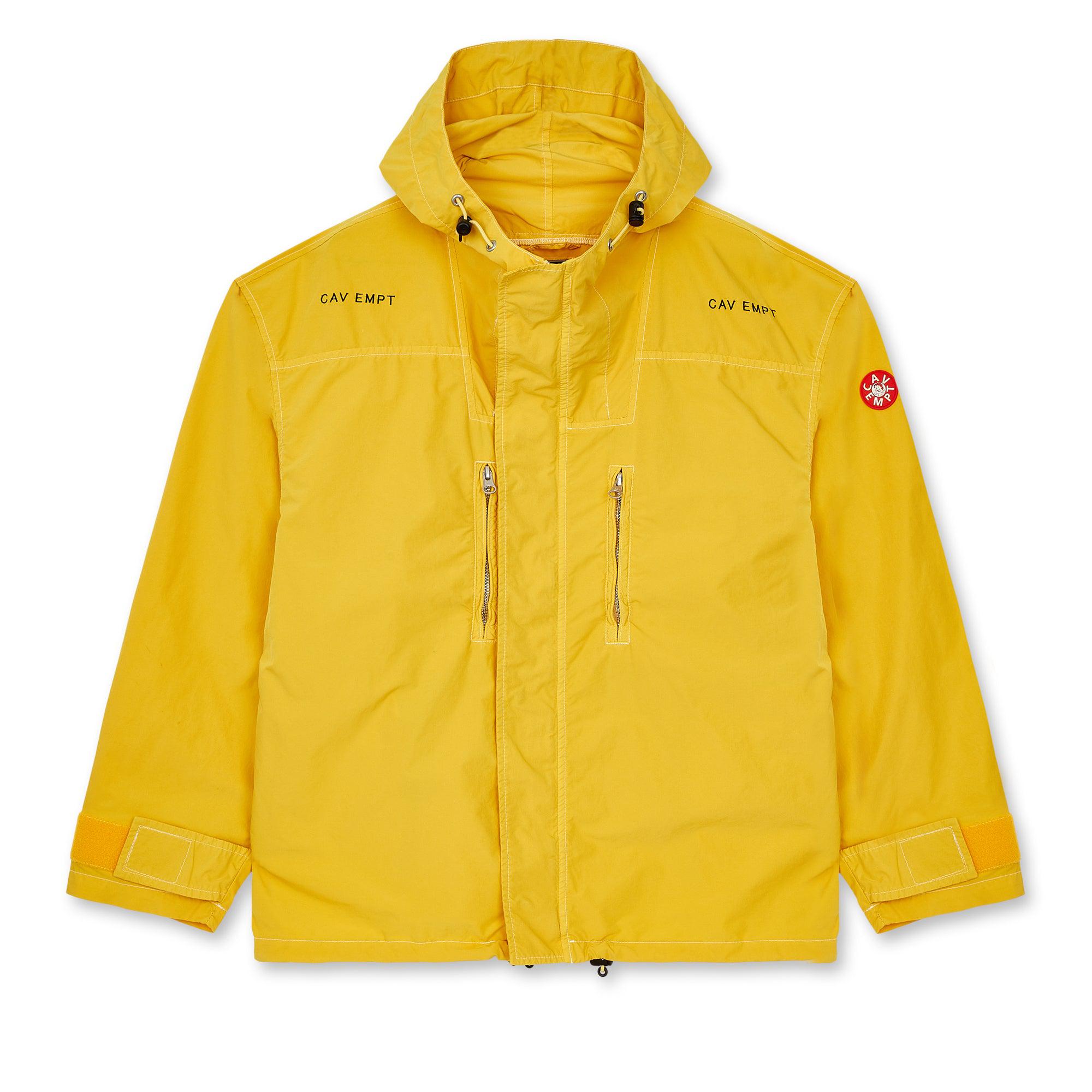 Cav Empt Overdye Hood Zip Jacket (Yellow) by CAV EMPT Cav Empt Overdye Hood Zip Jacket (Yellow) by CAV EMPT