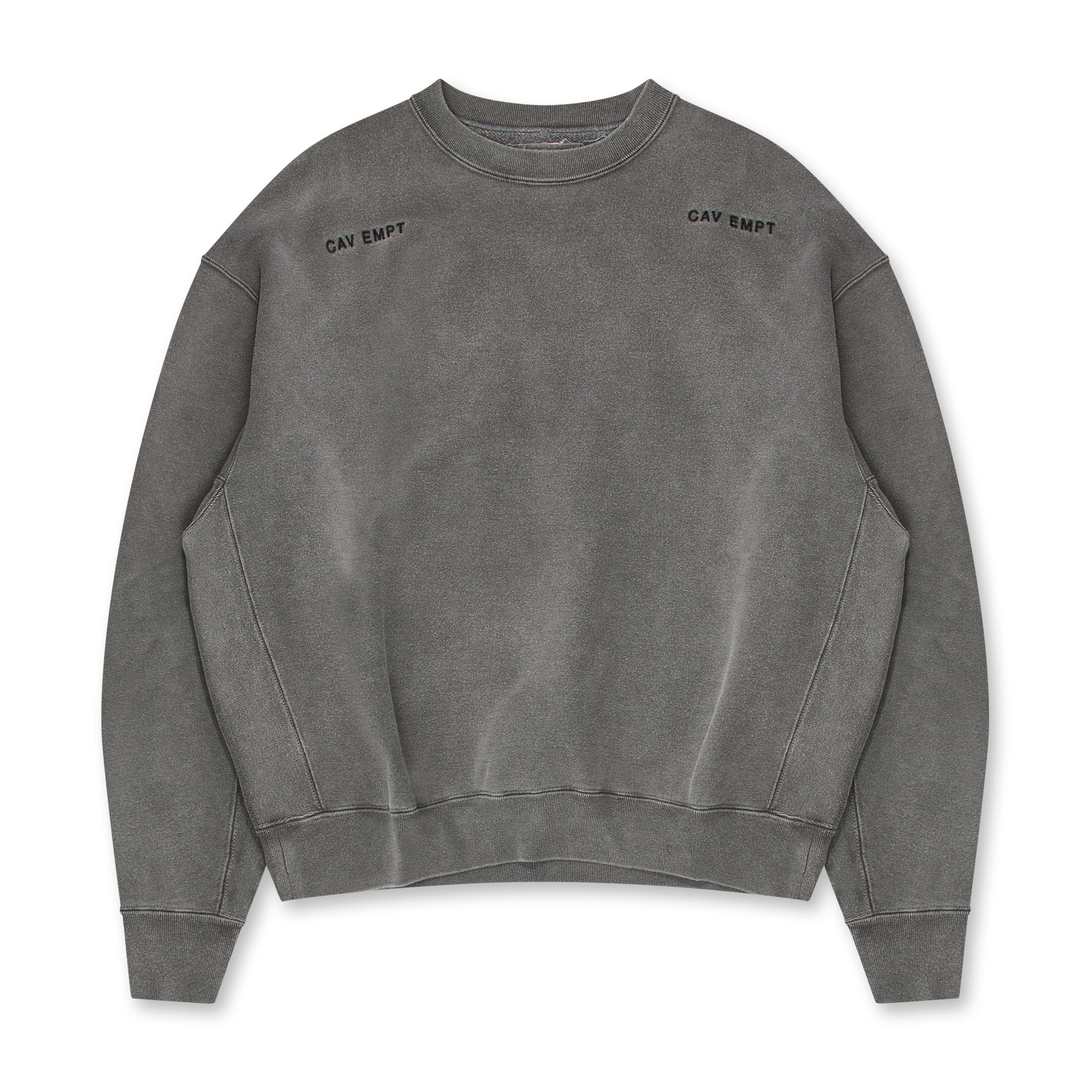 Cav Empt - Overdyed Crew Neck - (Charcoal) by CAV EMPT | jellibeans