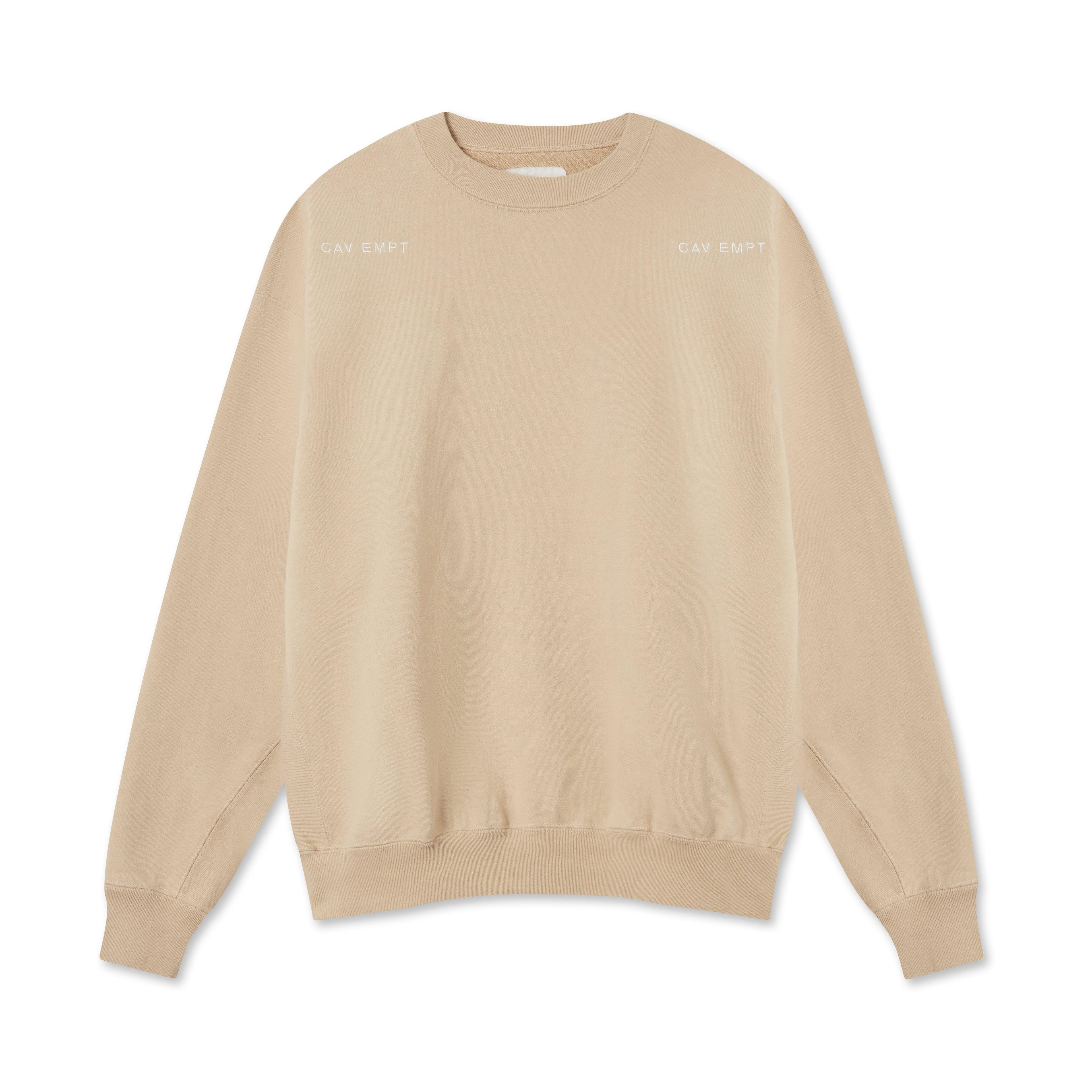 Cav Empt - Solid Crew Neck Beige - (Beige) by CAV EMPT