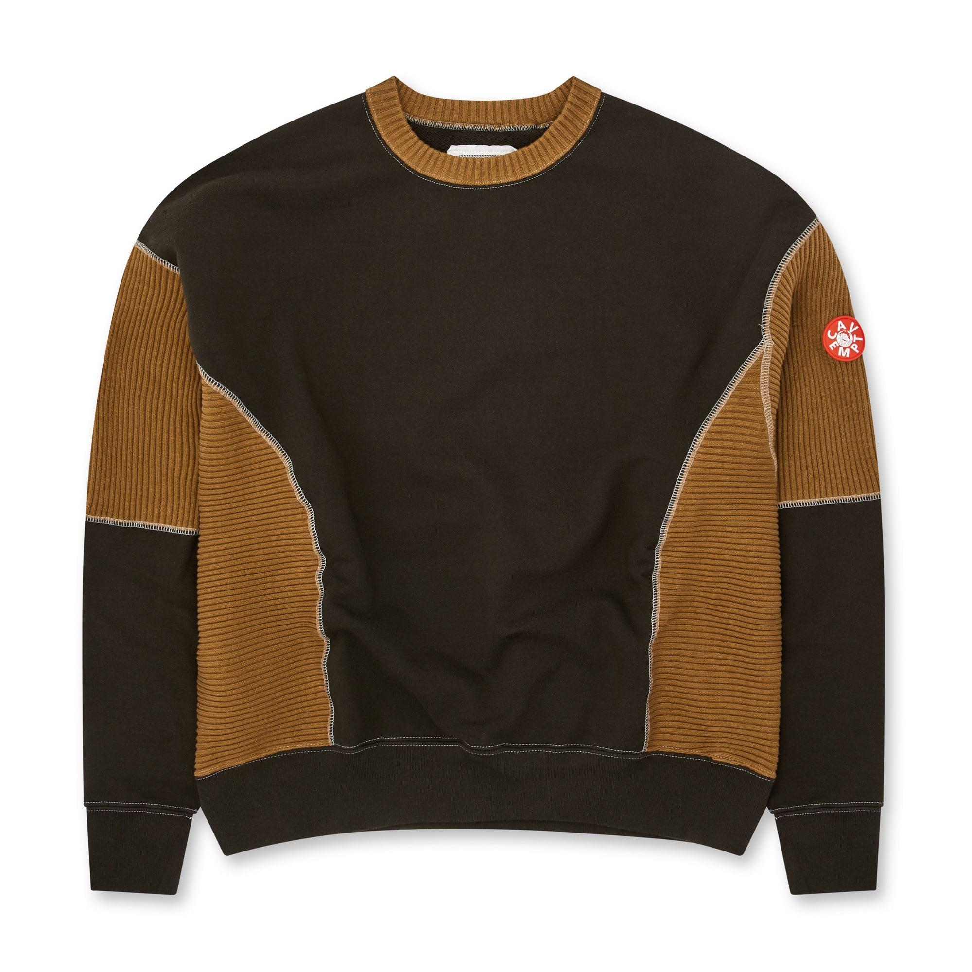 Cav Empt - Wide Rib Cut Crew Neck - (Black) by CAV EMPT