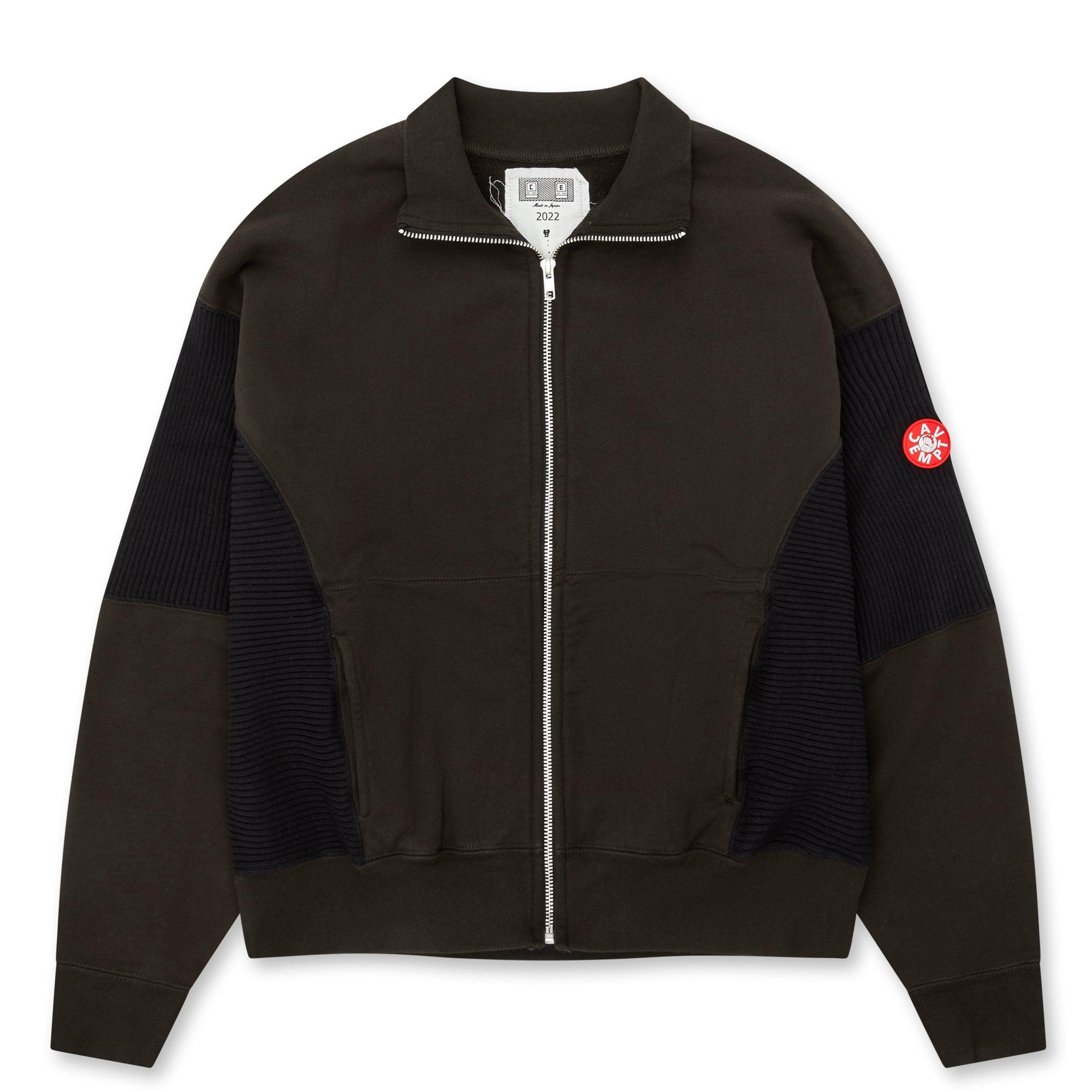 Cav Empt - Wide Rib Cut Zip Sweat - (Black) by CAV EMPT