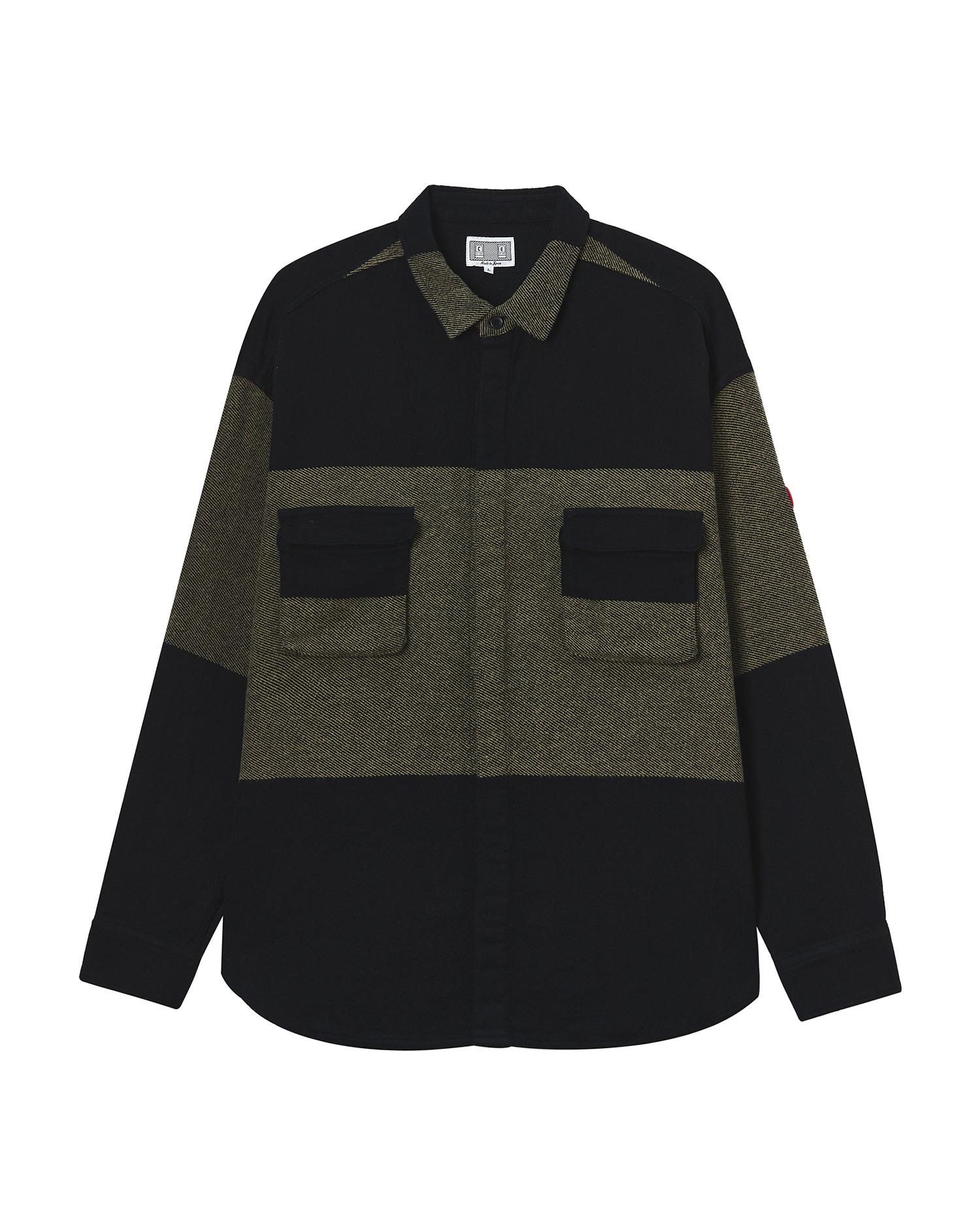 Stripe flannel big shirt by CAV EMPT