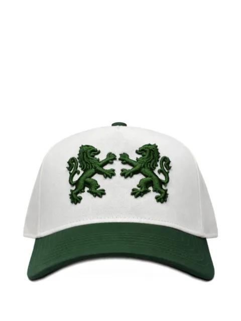 lion motif cotton hat by CAVENDISH