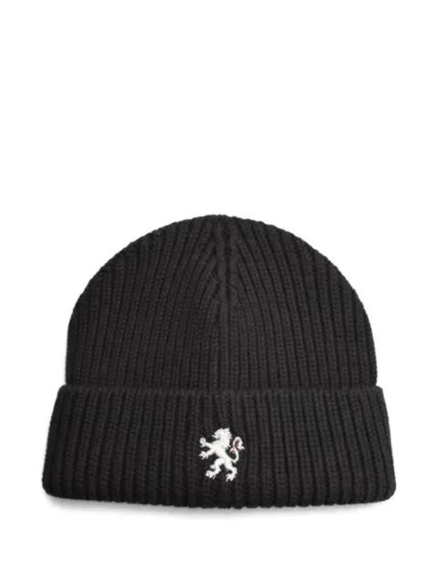 ribbed logo beanie hat by CAVENDISH
