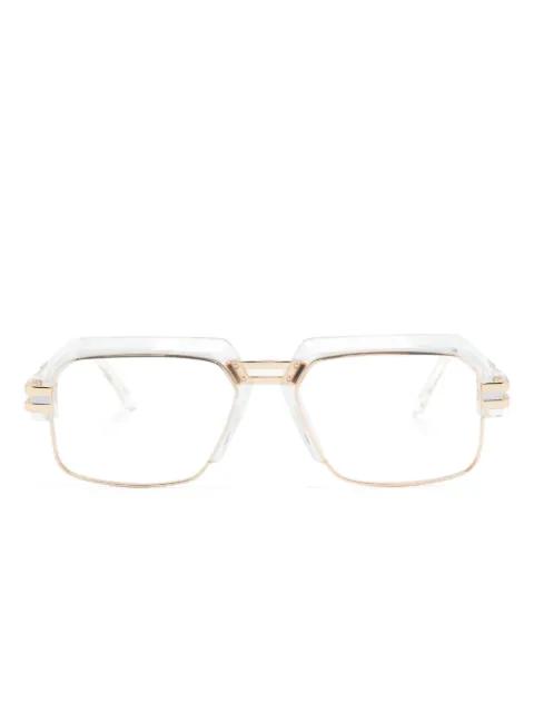 transparent-design logo-engraved glasses by CAZAL