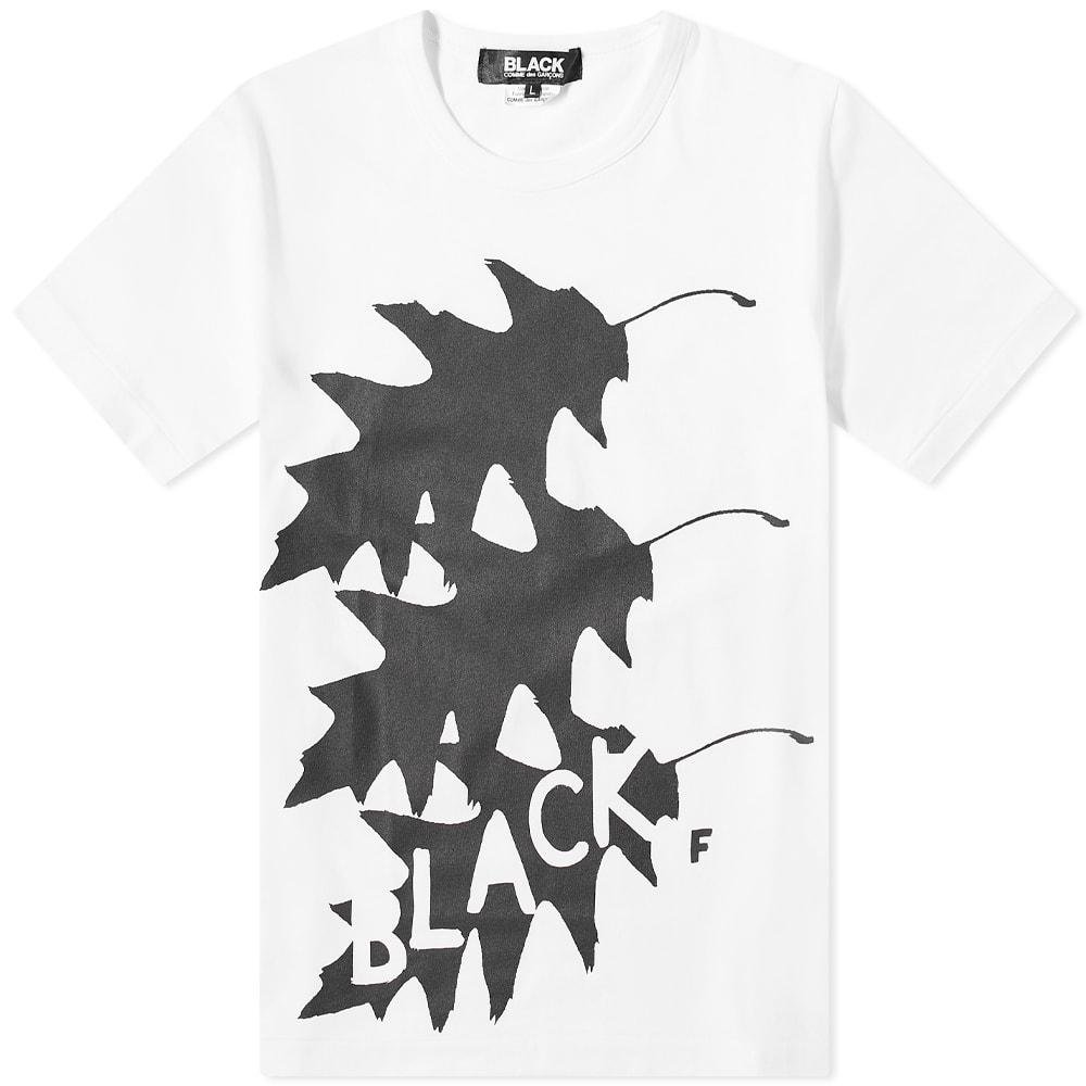 Comme des Garçons Black x Filip Pagowski Leaf Logo T-Shirt by CDG BLACK
