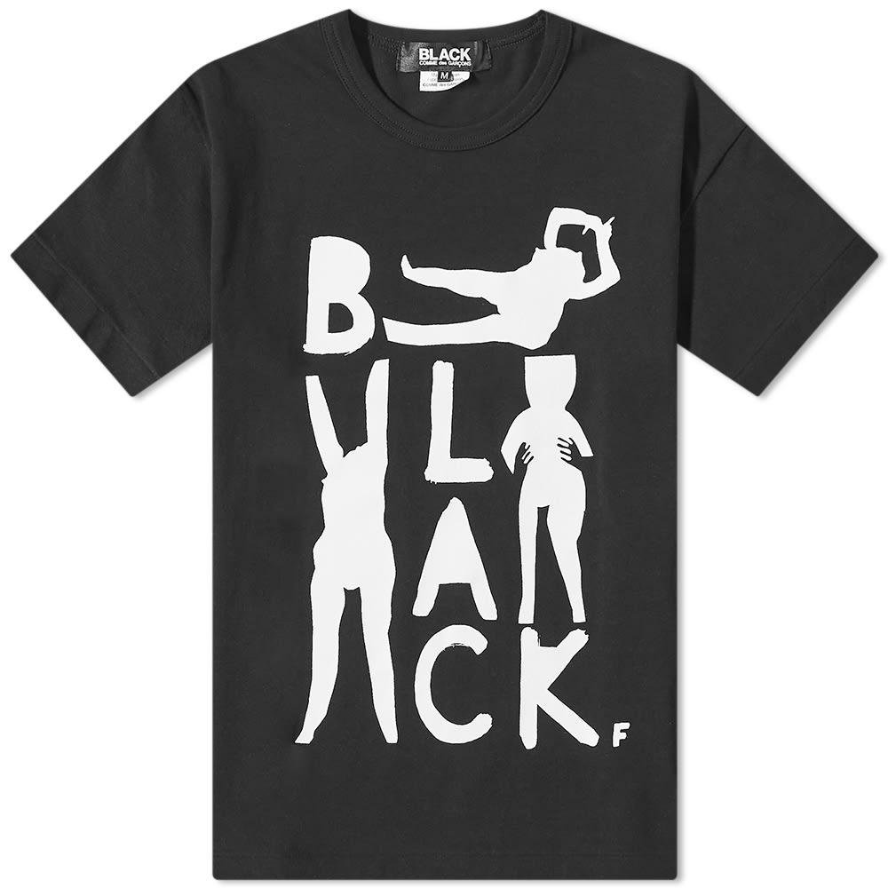 Comme des Garçons Black x Filip Pagowski Logo Tee by CDG BLACK