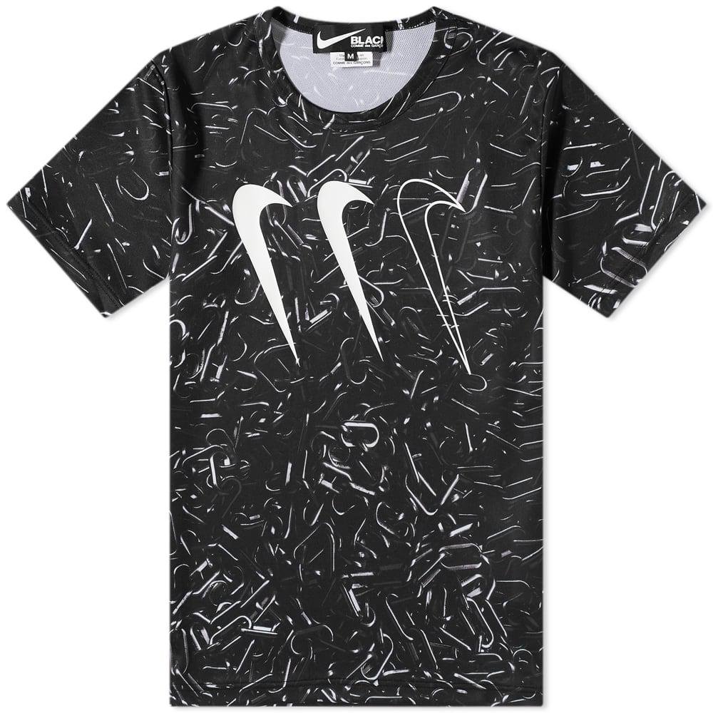 Comme des Garçons Black x Nike Horizontal Multi Swoosh T-Shirt by CDG BLACK
