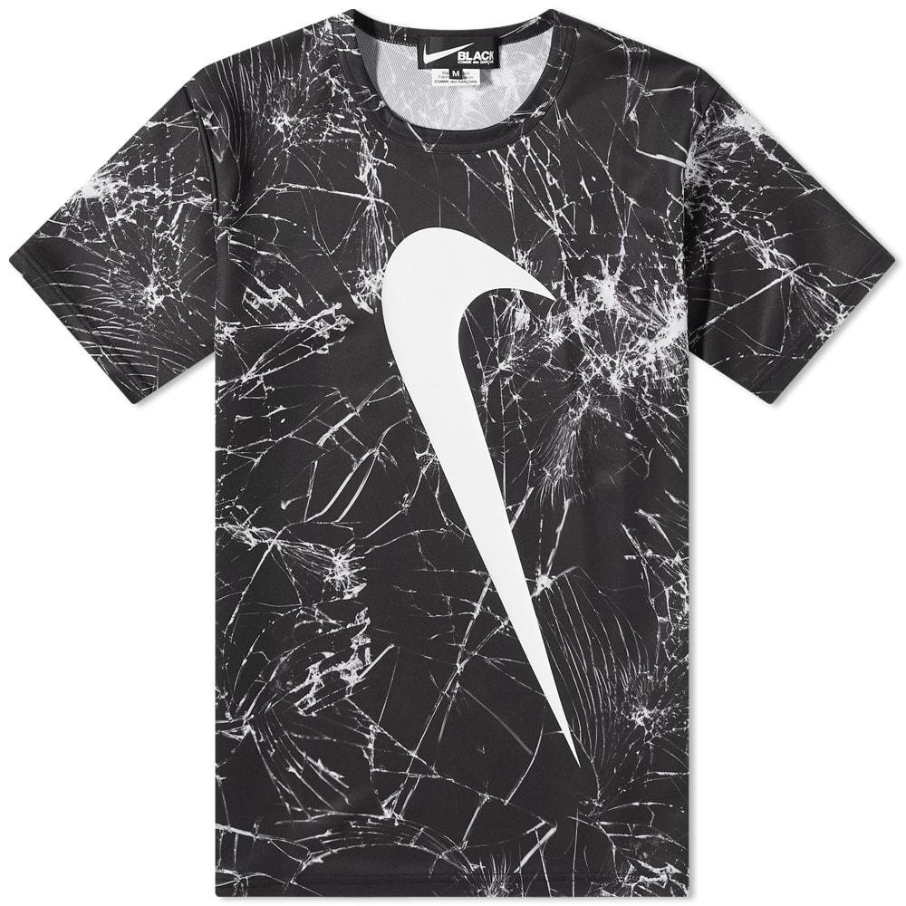 Comme des Garçons Black x Nike Large Swoosh T-Shirt by CDG BLACK