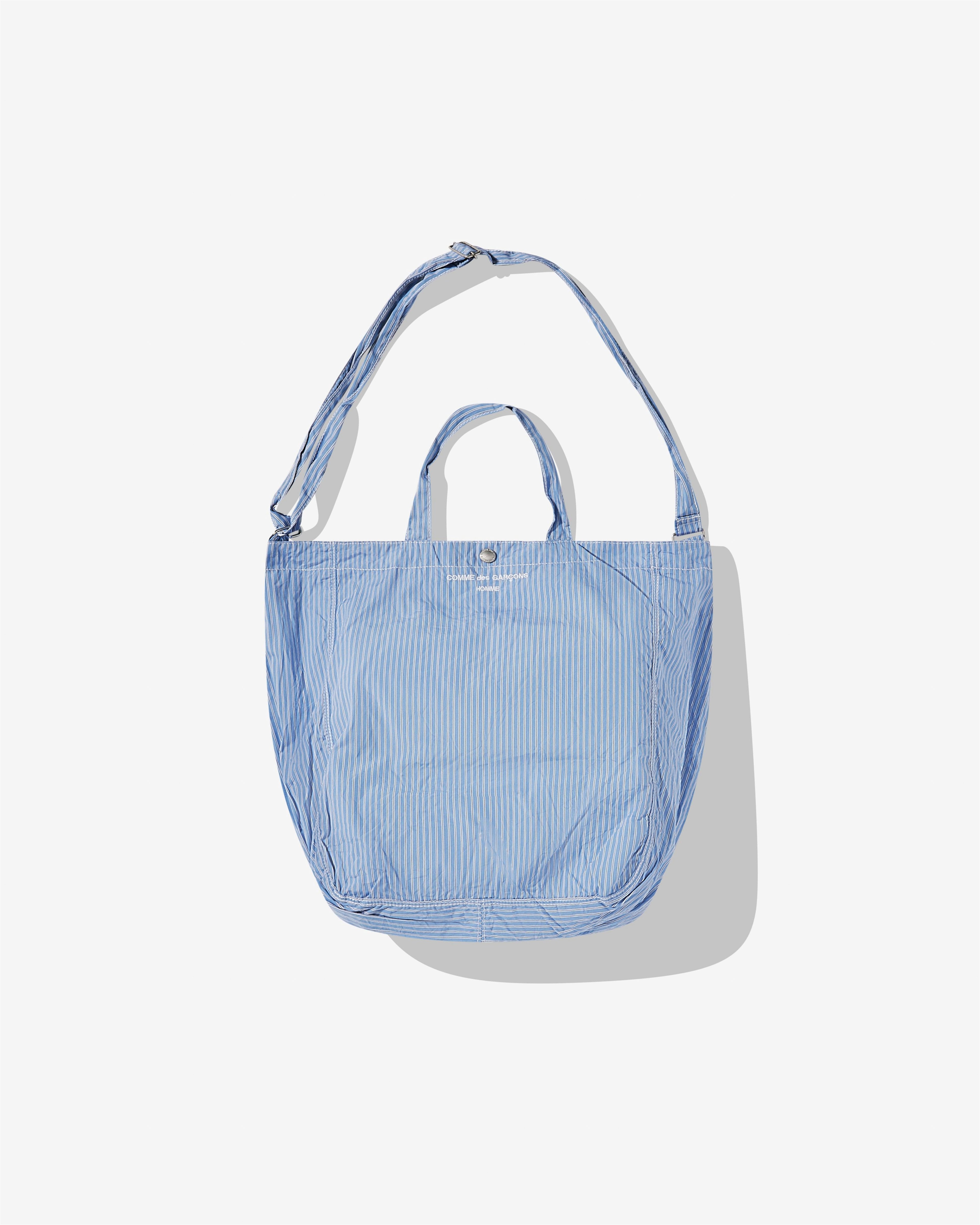 Comme des Garçons Homme - Cotton Tote Bag - (Blue/White) by CDG HOMME