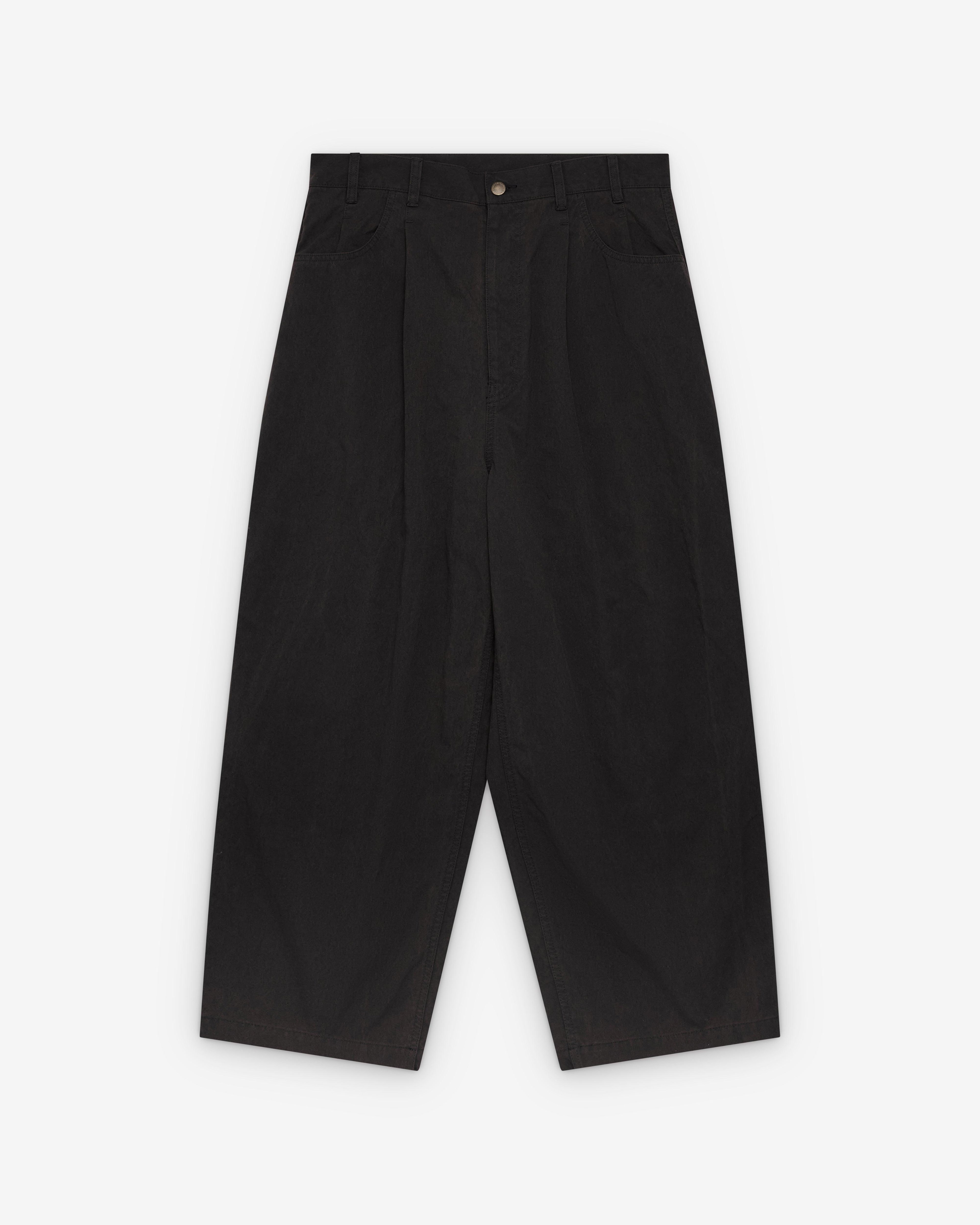 Comme des Garçons Homme - Men's Dual Pleated Trousers - (Brown) by CDG HOMME