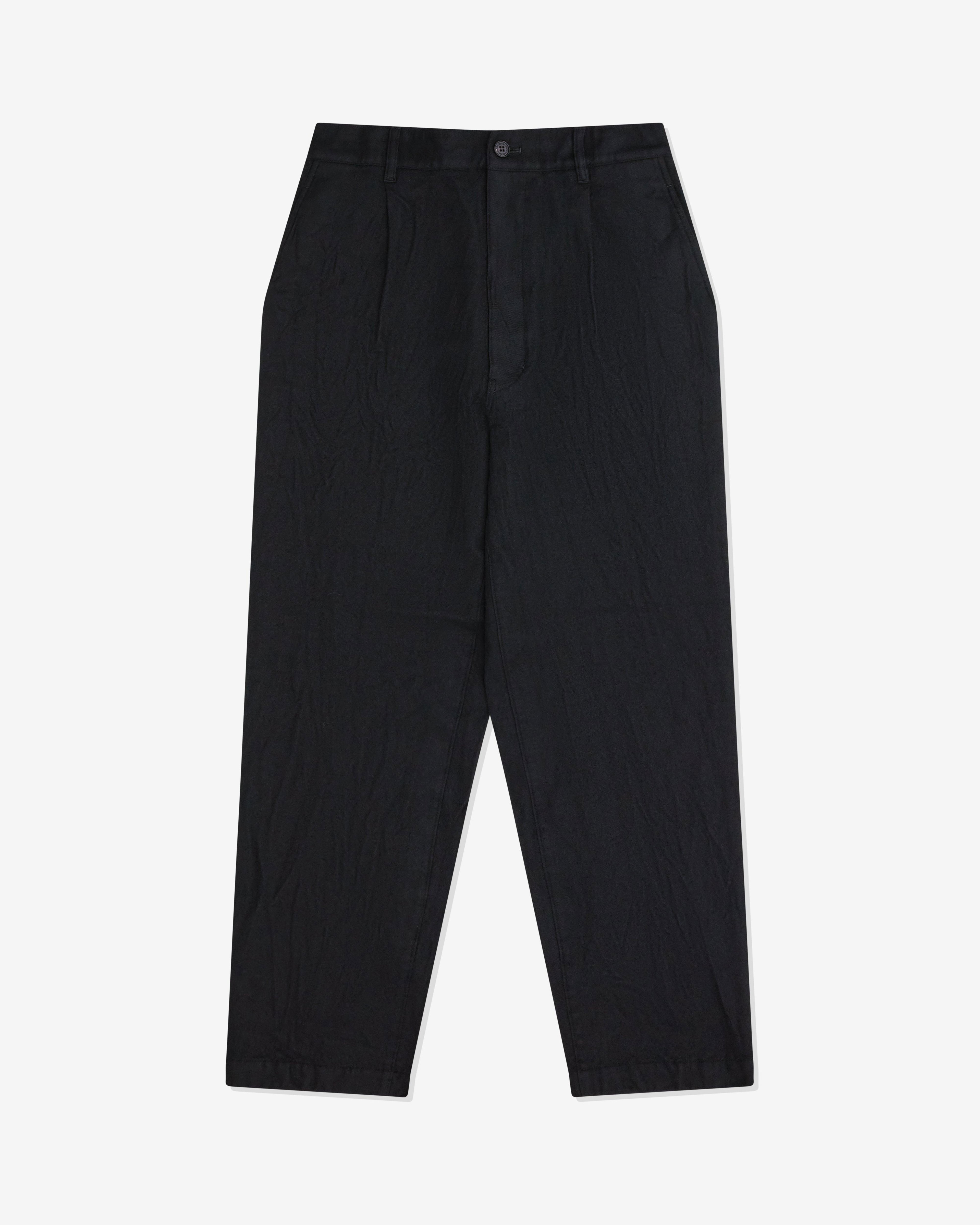 Comme des Garçons Homme - Men's Garment Milled Pants - (Black) by CDG HOMME