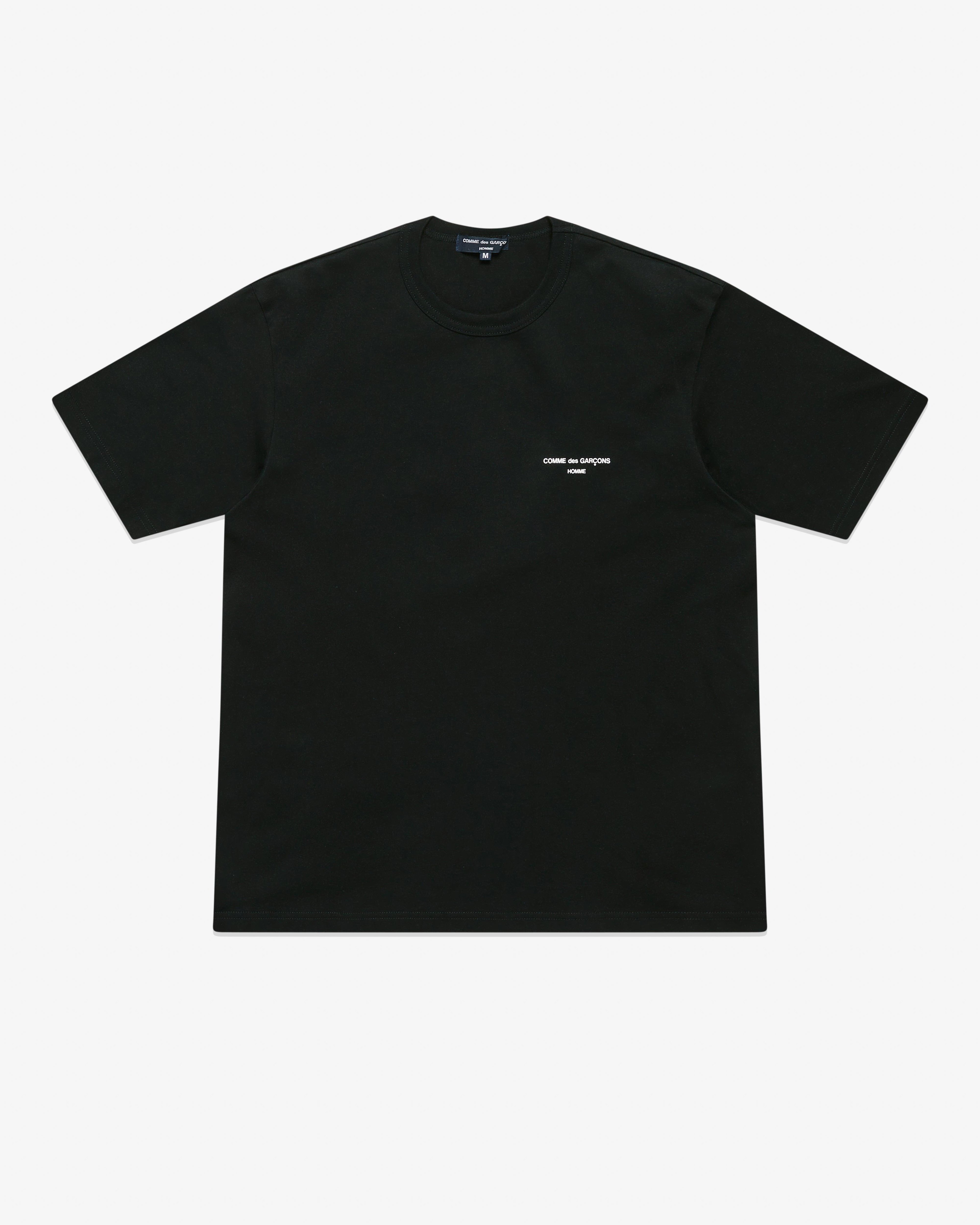 Comme des Garçons Homme - Men’s Logo T-Shirt - (Black) by CDG HOMME