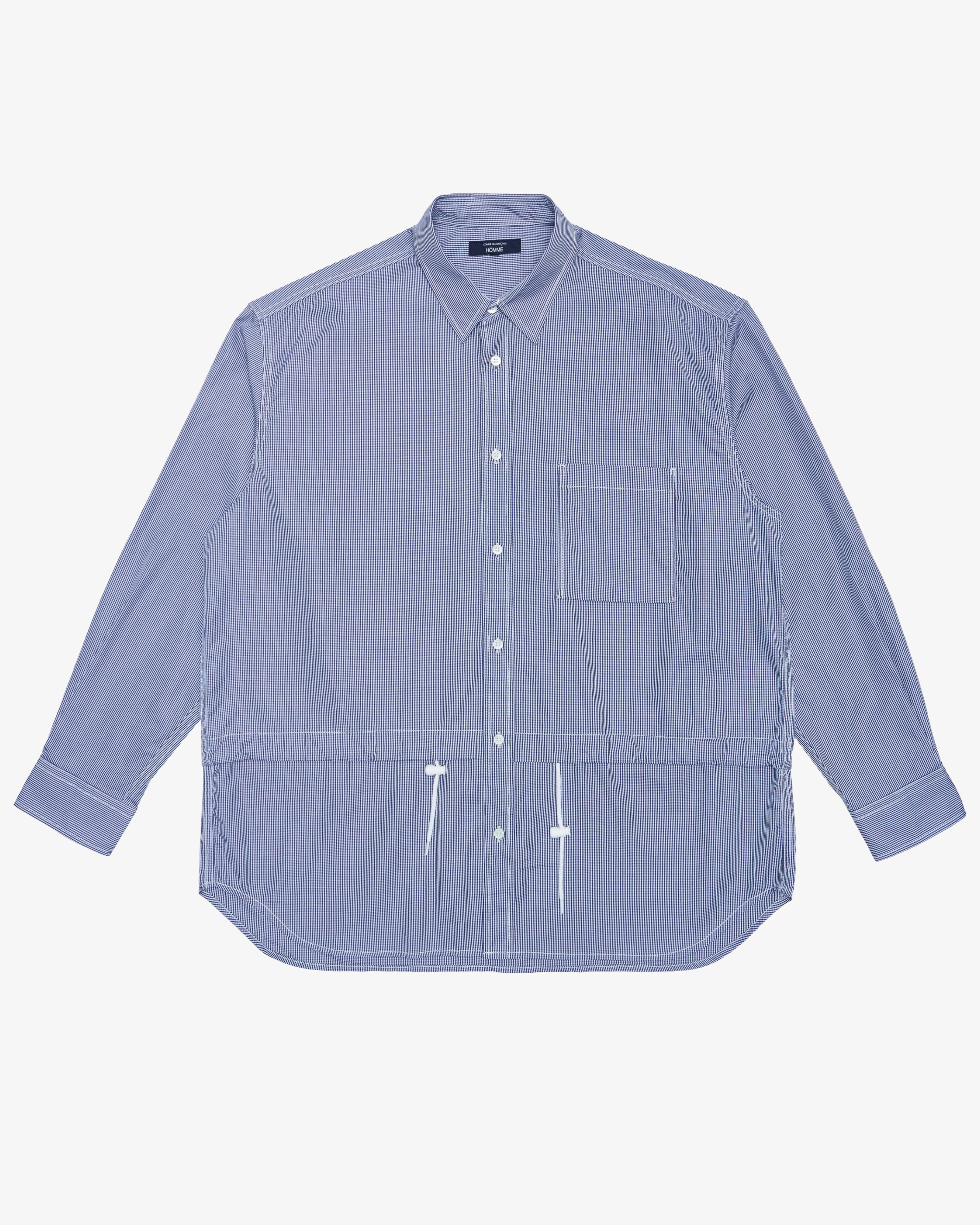 Comme des Garçons Homme - Men's Long Sleeve Shirt - (Navy) by CDG HOMME