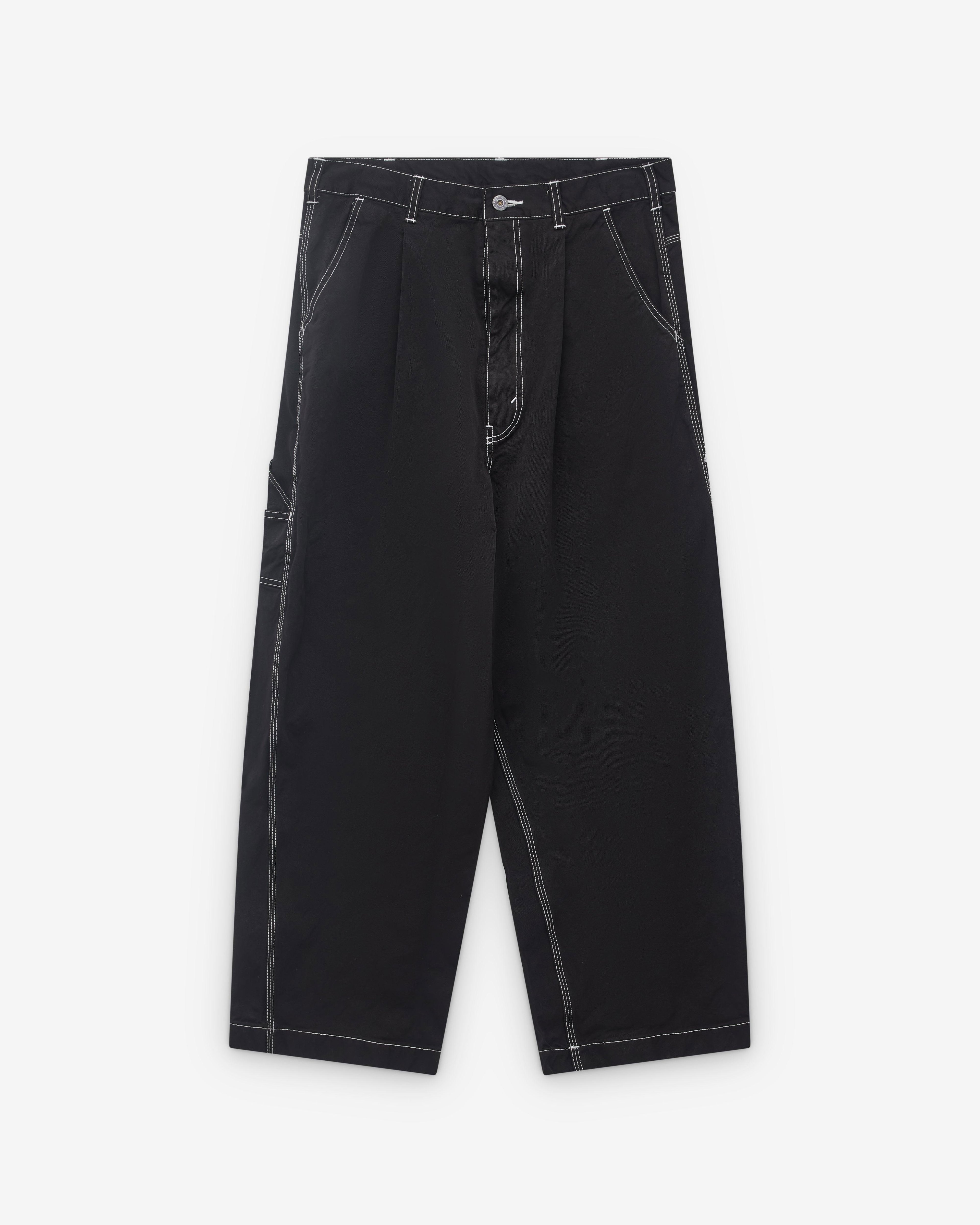 Comme des Garçons Homme - Men's Top Stitch Work Trousers - (Black) by CDG HOMME
