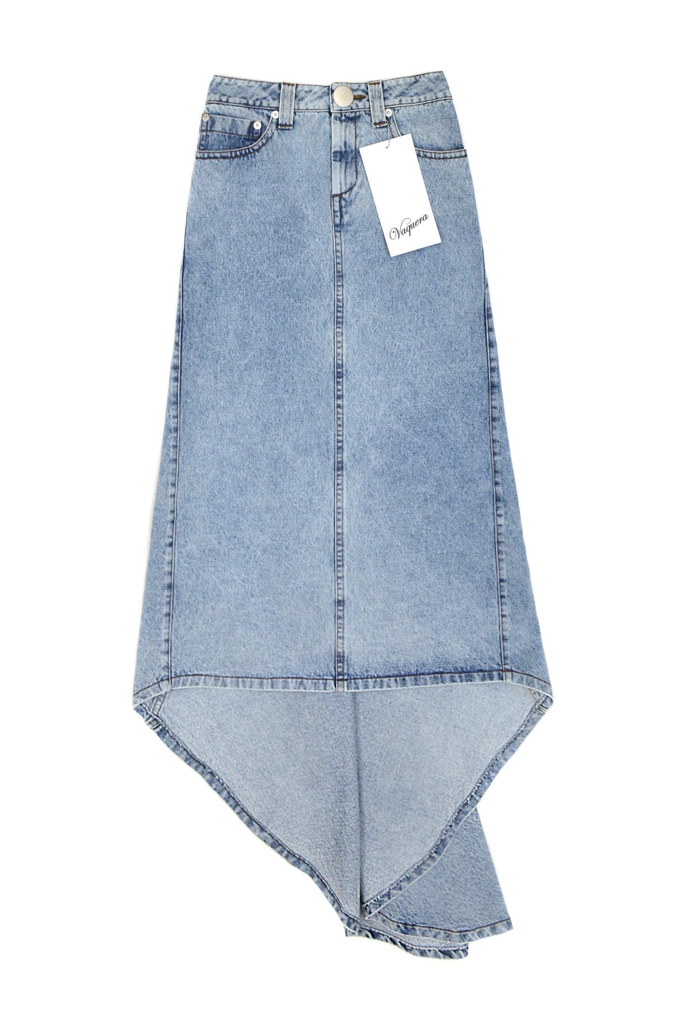 Vaquera Denim Gown Skirt by CDGVAQ