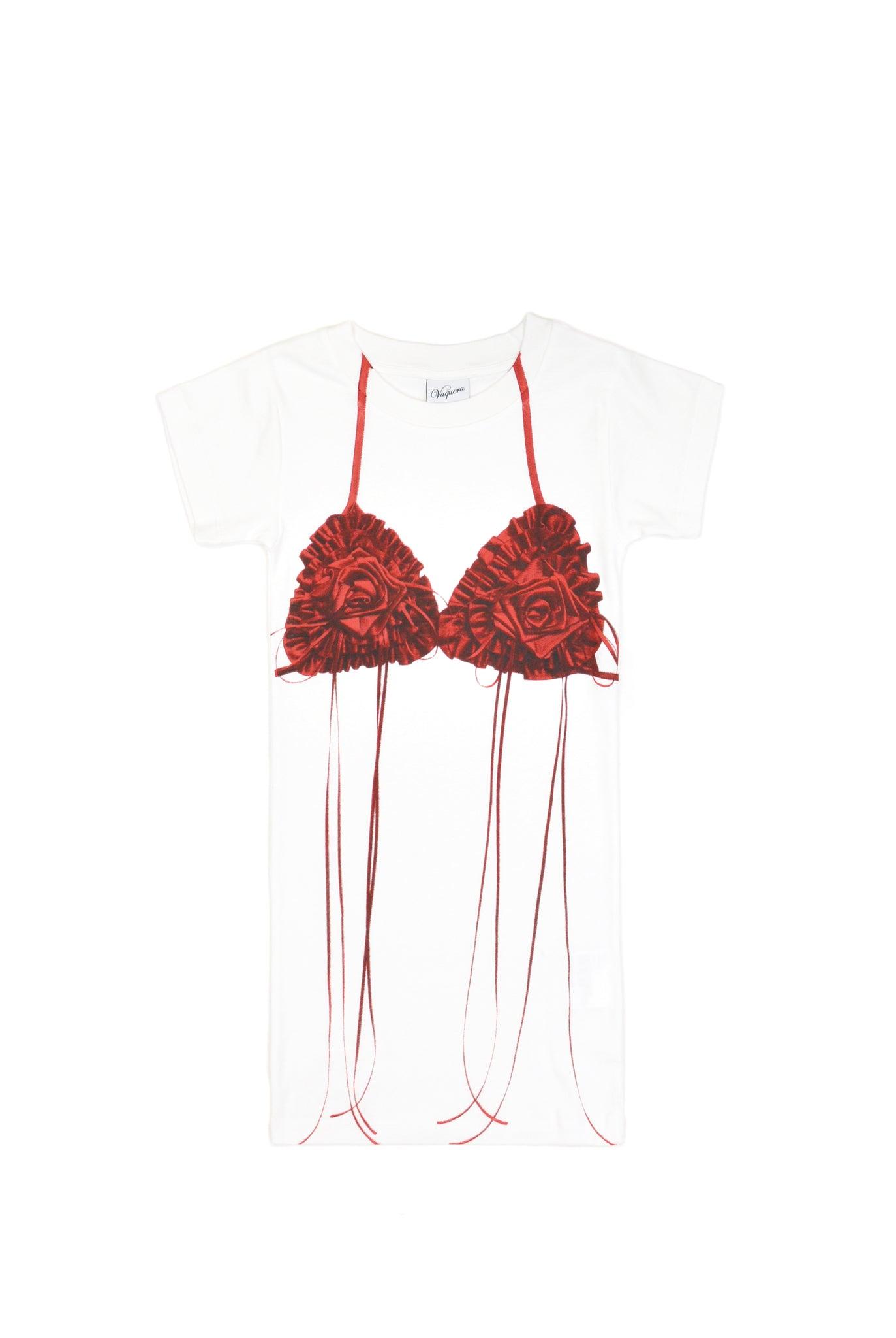 Vaquera Rosette Fitted Tee by CDGVAQ