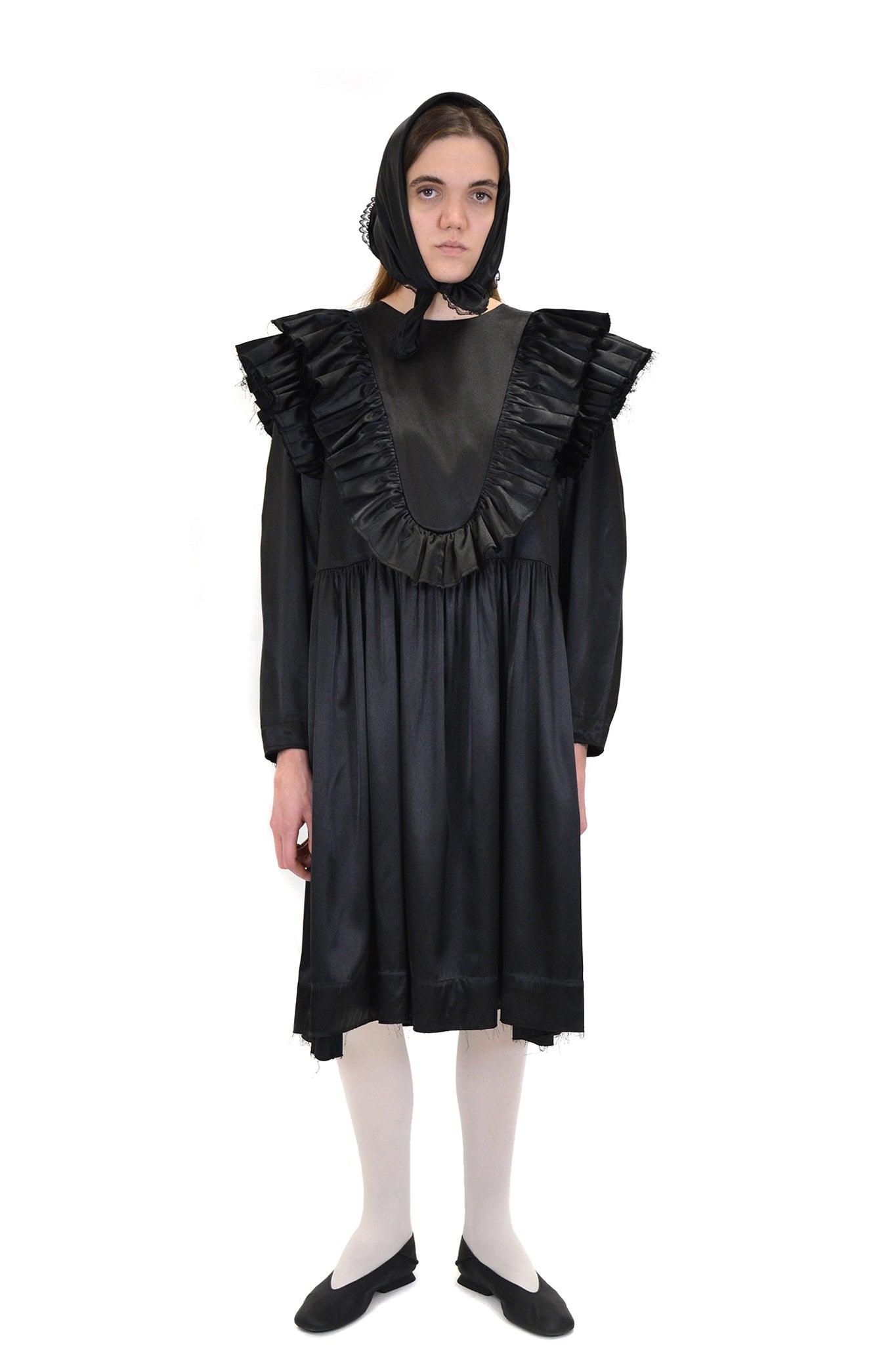 Vaquera Ruffle Bib Dress by CDGVAQ