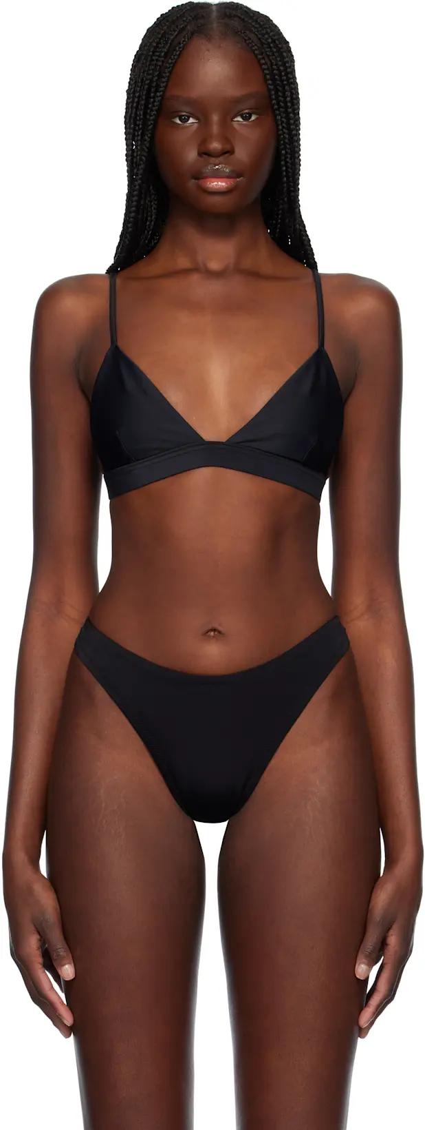 Black Triangle Bikini Top by CDLP