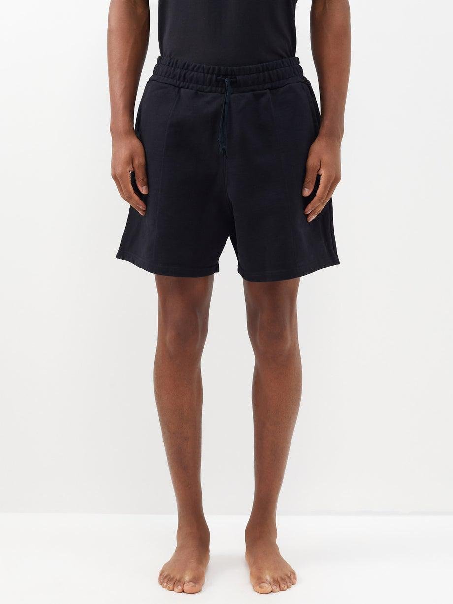 Drawstring-waist cotton-terry shorts by CDLP