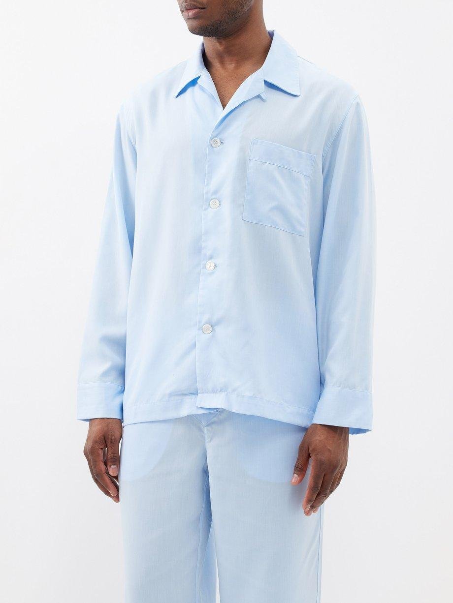 Patch-pocket lyocell pyjama top by CDLP