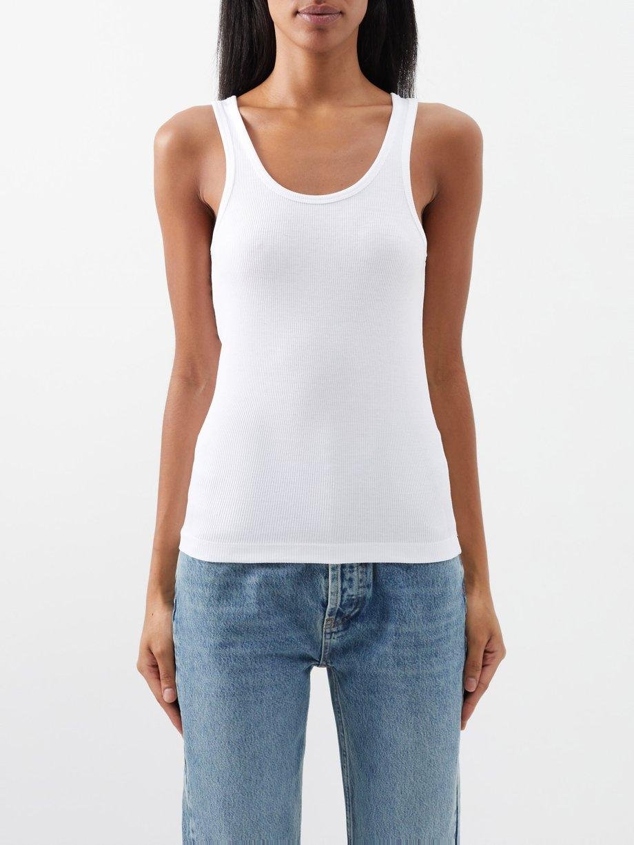 Ribbed jersey tank top by CDLP