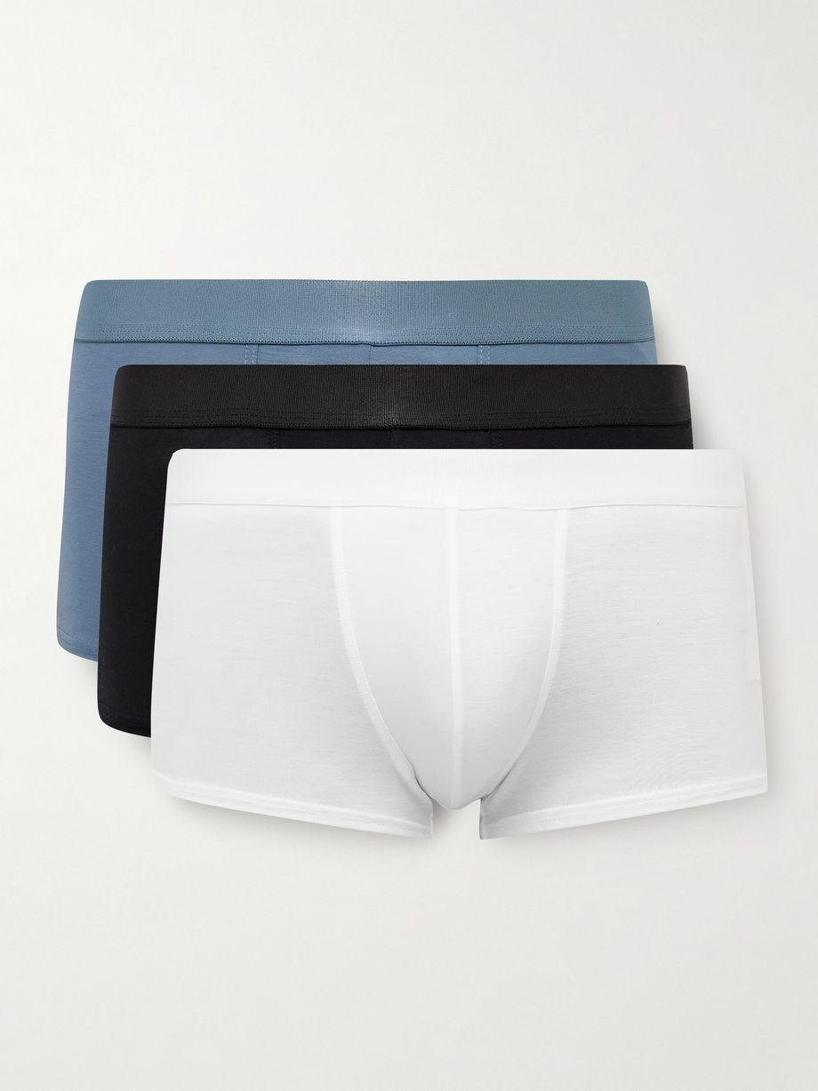 Three-Pack Stretch-Lyocell Boxer Briefs by CDLP