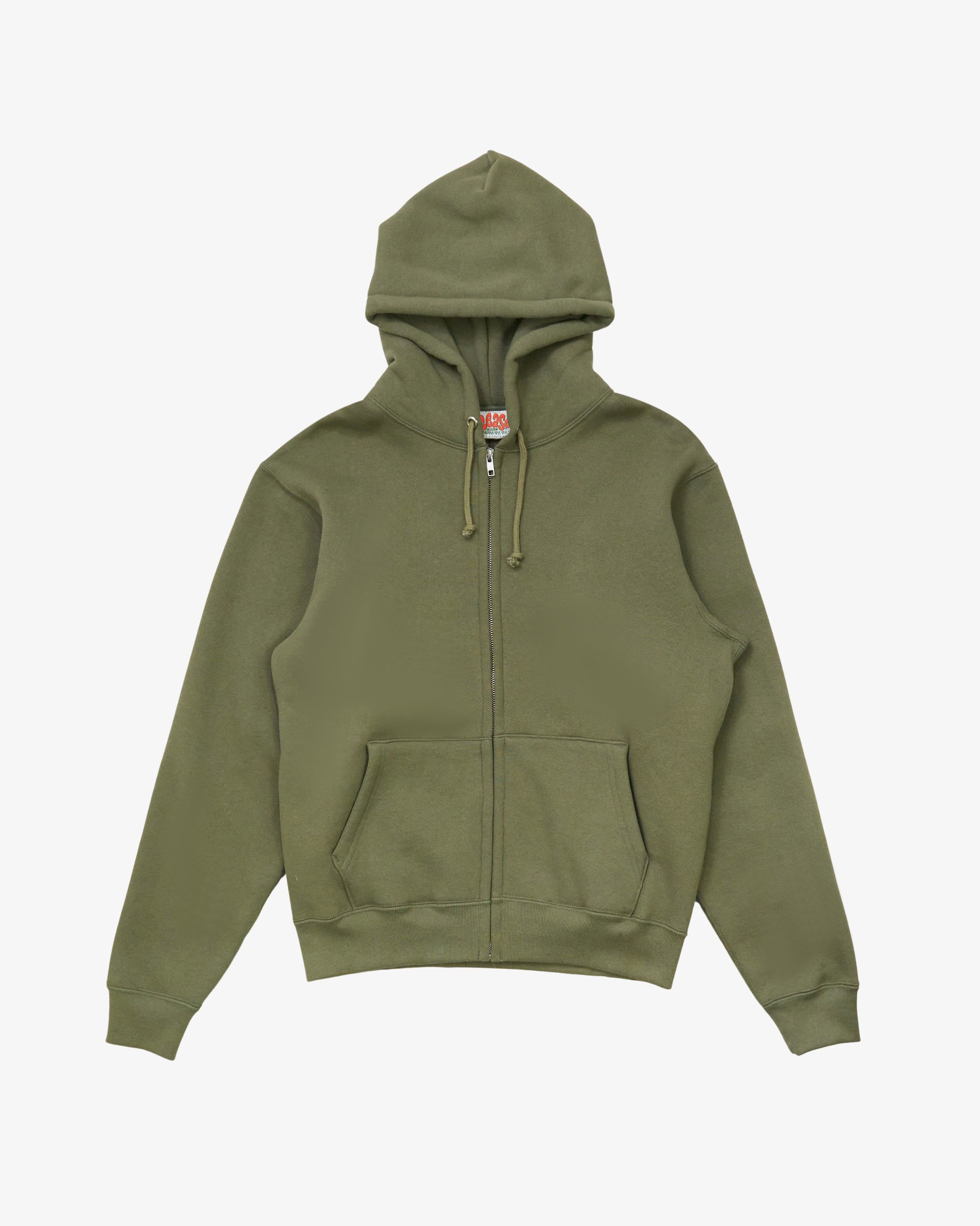 CEASE - Men's Standard Zip Hoodie - (Olive) by CEASE