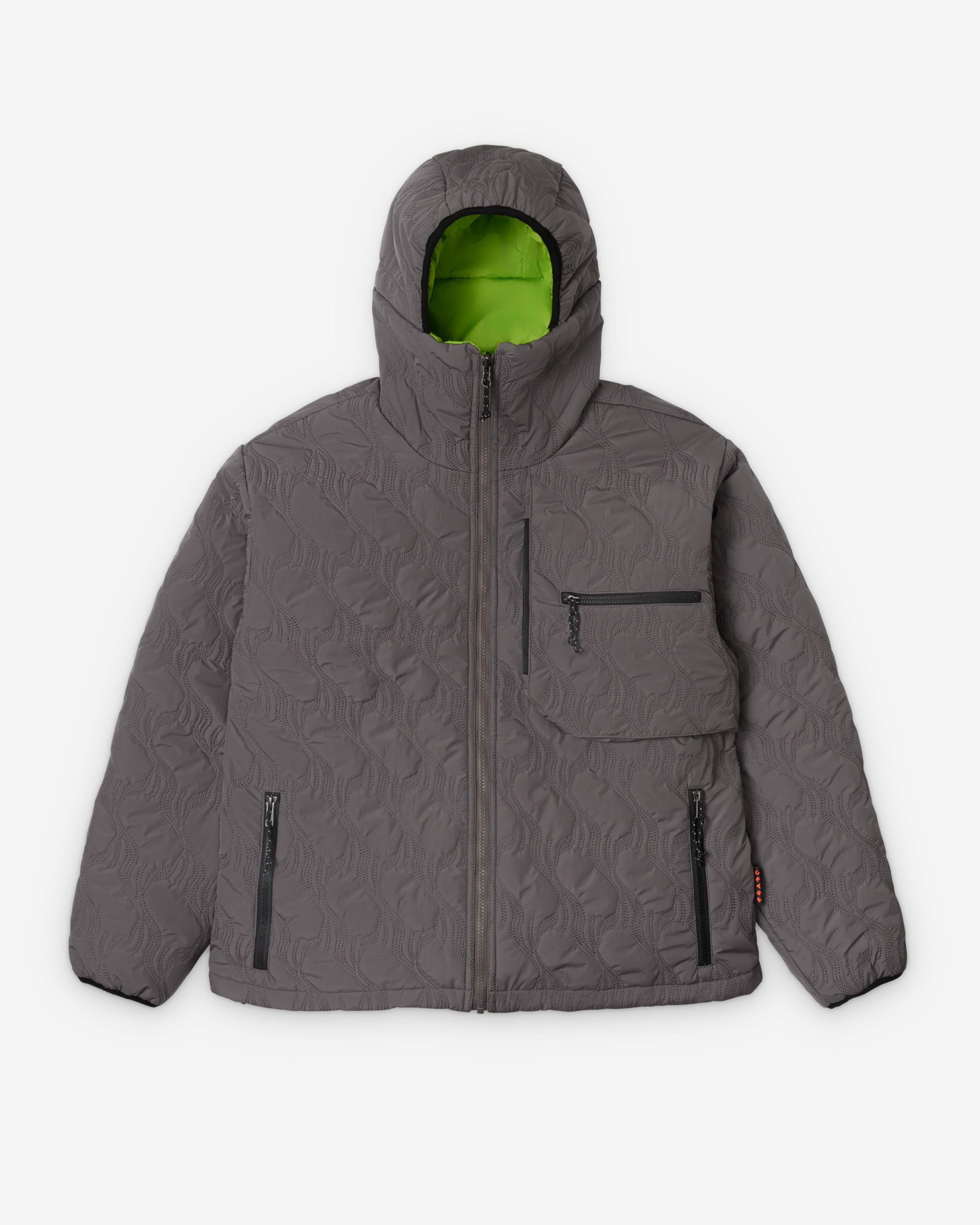 Cease - Men's C's Parka - (Steel/Green) by CEASECEASECEASE