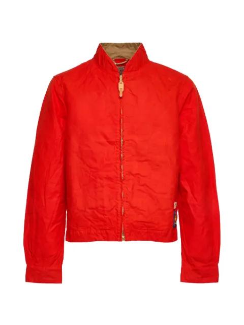sugarkane zip cotton bomber jacket by CECCARELLI