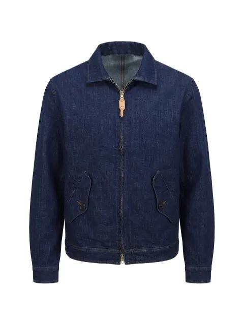 zip-up denim jacket by CECCARELLI