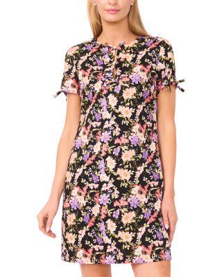 Bow Detail Keyhole Mini Dress by CECE