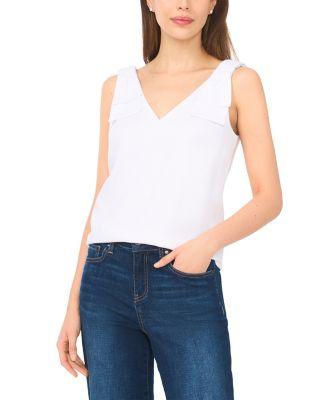 Bow Shoulder Tank by CECE