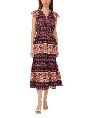 Flutter Sleeve Midi Dress by CECE
