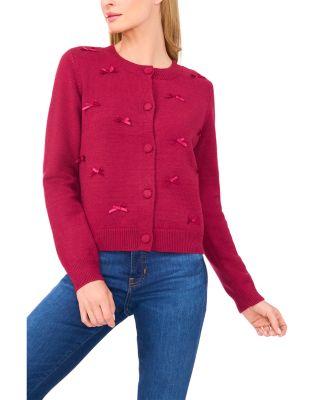 Ribbon Appliqu&eacute; Cardigan by CECE