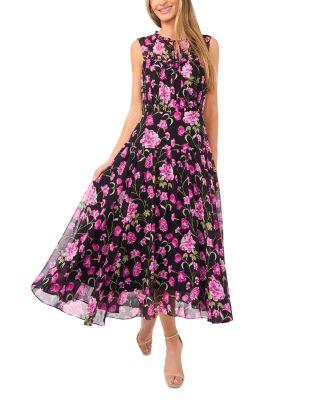 Shirred Midi Dress by CECE