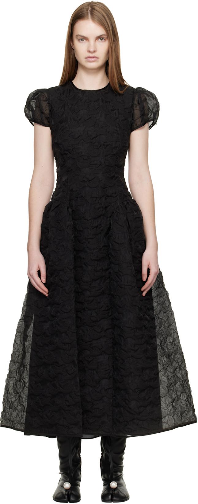 Black CBcleopatra Midi Dress by CECILIE BAHNSEN