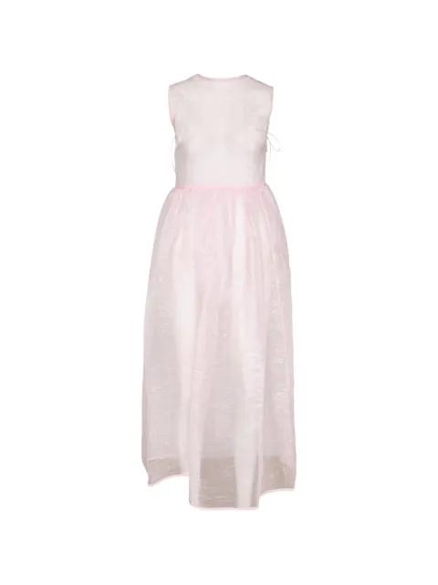 Camilia tie-fastening overlay dress by CECILIE BAHNSEN