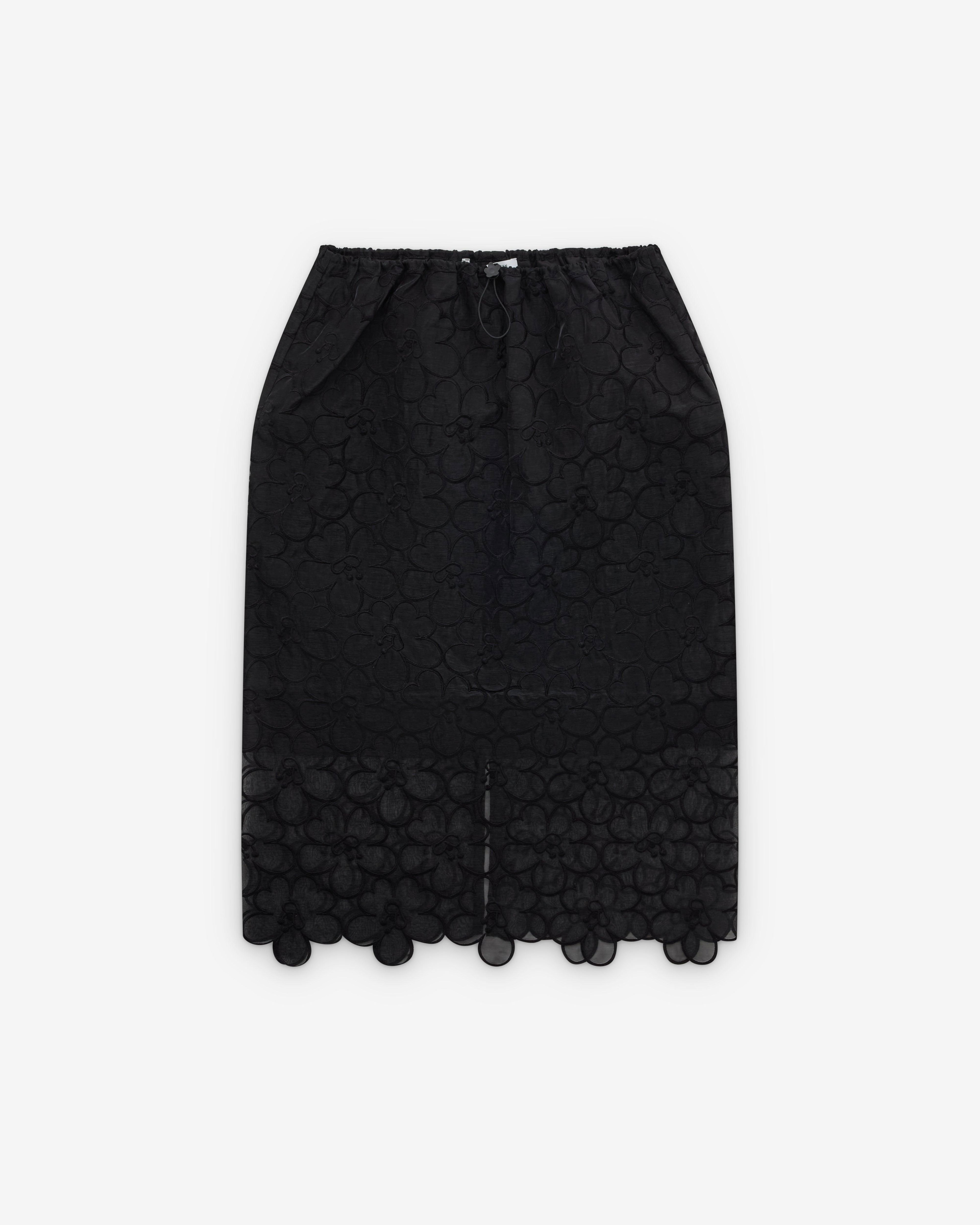Cecilie Bahnsen - Women's Bria Skirt Felicia Embroidery - (Black) by CECILIE BAHNSEN