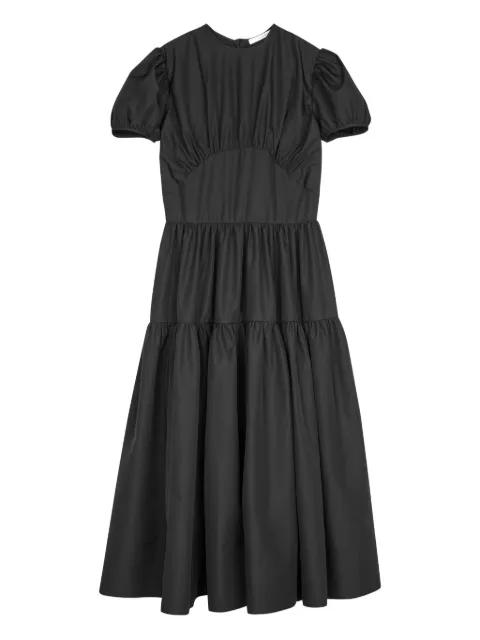 Cilia gathered-detail midi dress by CECILIE BAHNSEN