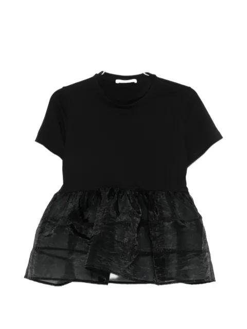 David ruffled peplum T-shirt by CECILIE BAHNSEN
