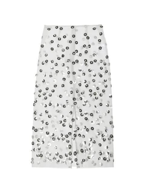 Gus sequin-embellished midi skirt by CECILIE BAHNSEN
