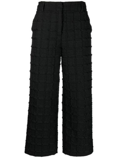 Jaylee mid-rise cropped trousers by CECILIE BAHNSEN